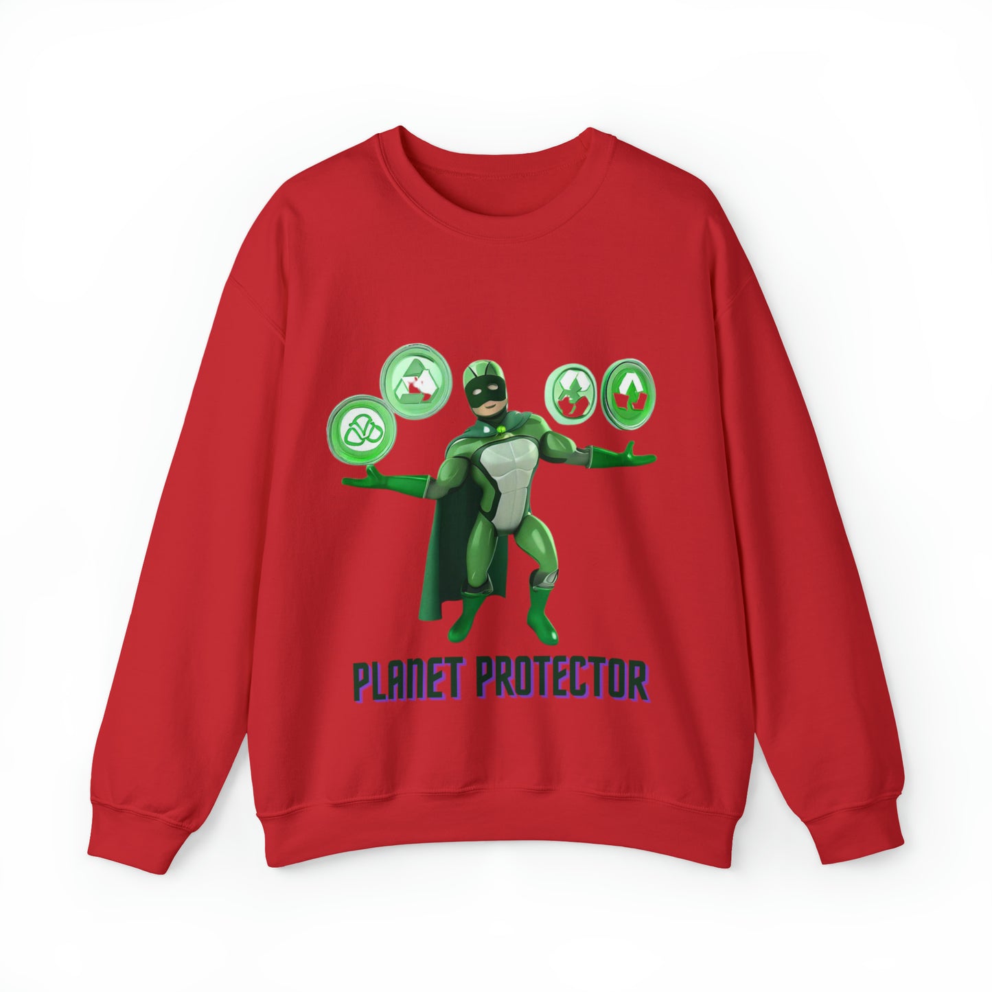 Earth's Guardian Sweatshirt | Sustainable Superhero Unisex Sweatshirt