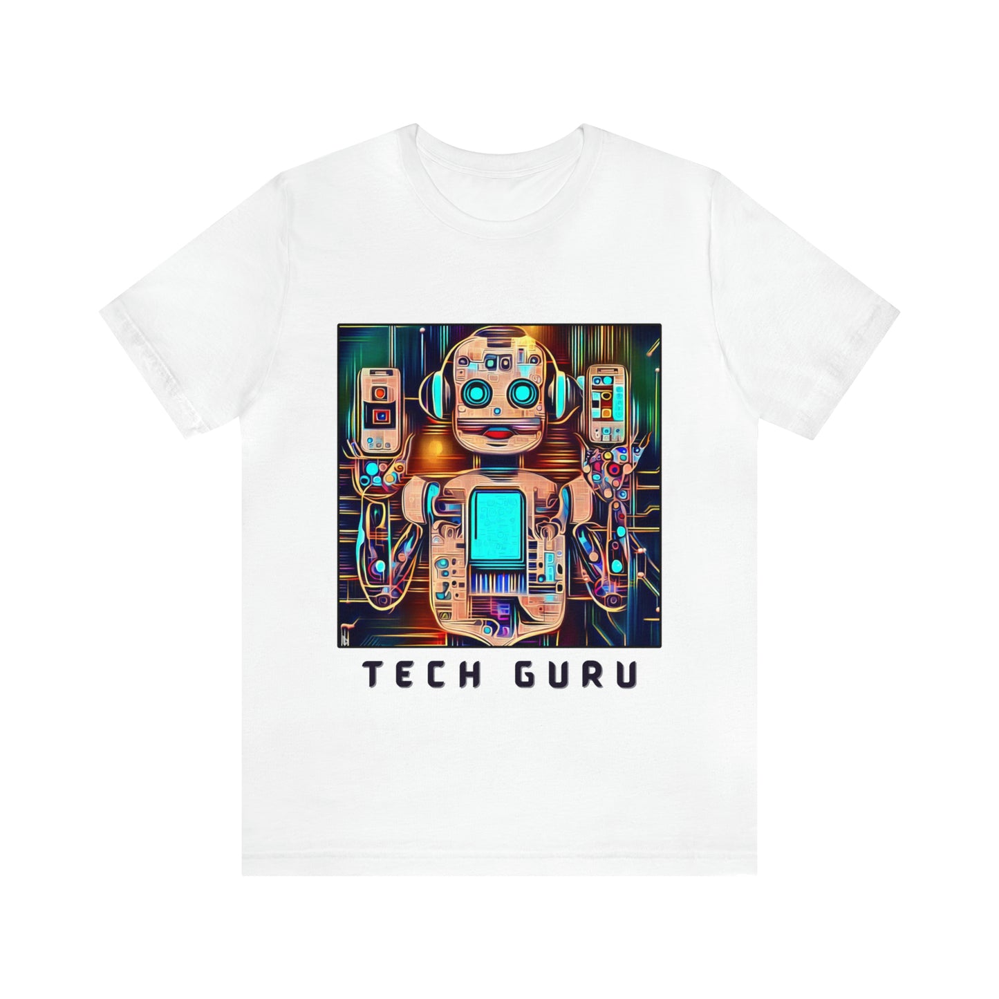 Digital Savvy: Tech Guru Unisex Tee | Electronics Enthusiast T-Shirts