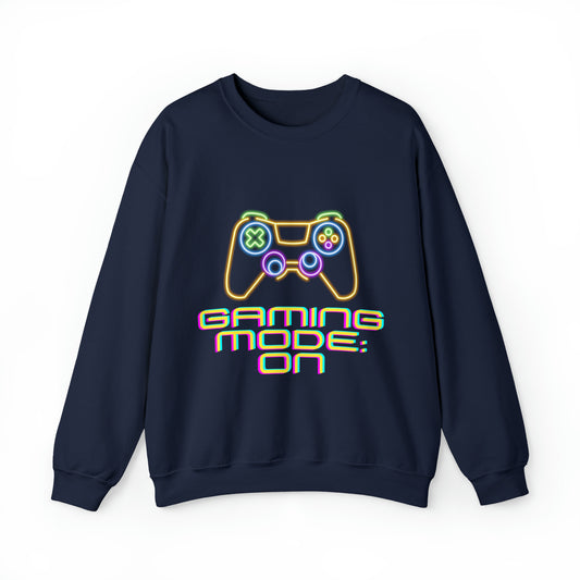 Pixel Power Activated Sweatshirt | Gaming Mode ON Sweatshirt