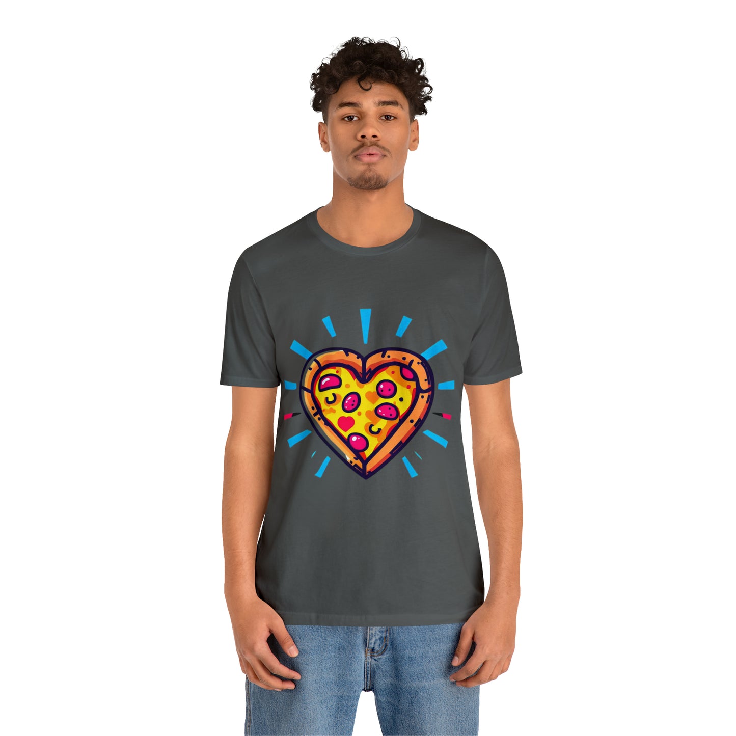 Slice of Love: Pizza My Heart Unisex Tee | Pizza Passion T-Shirts