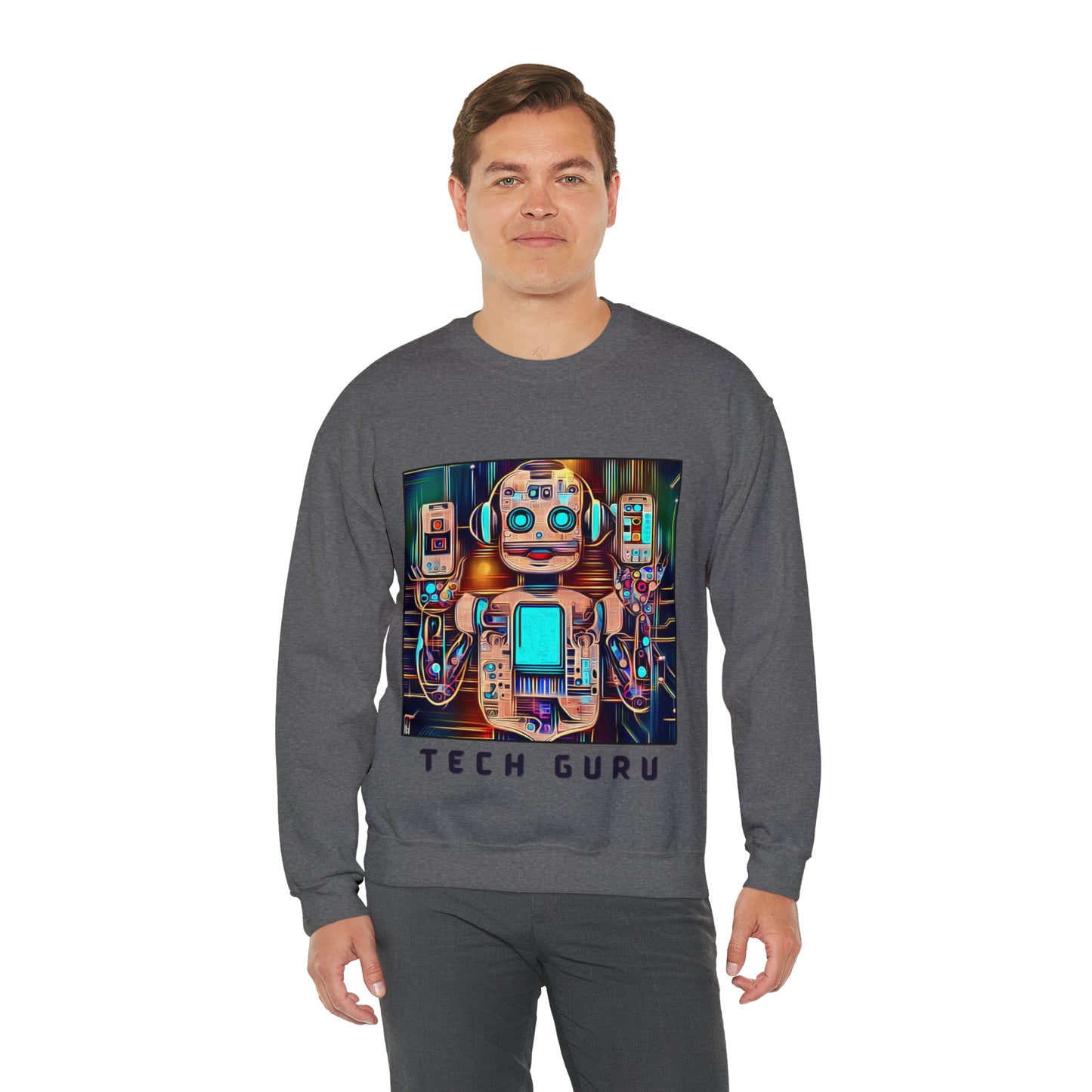 Digital Savvy Sweatshirt | Tech Guru Unisex Sweatshirt