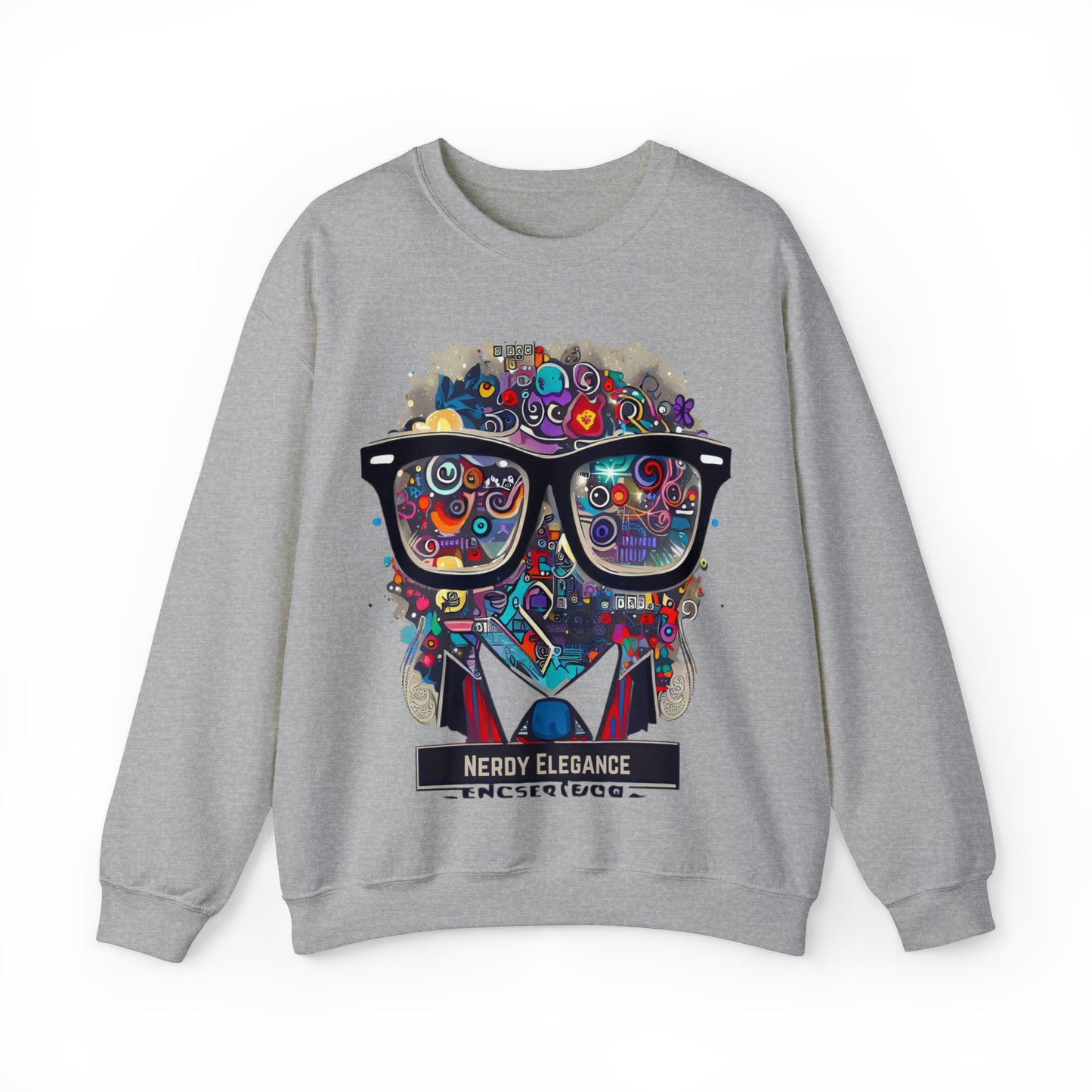 Nerd Elegance Sweatshirt | Geek Icon Unisex Sweatshirt