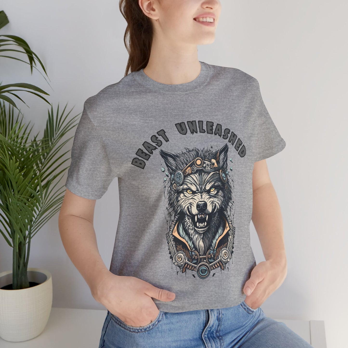 Dramatic Werewolf Transformation: Unleash the Beast T-Shirt | Halloween Vibes Tee