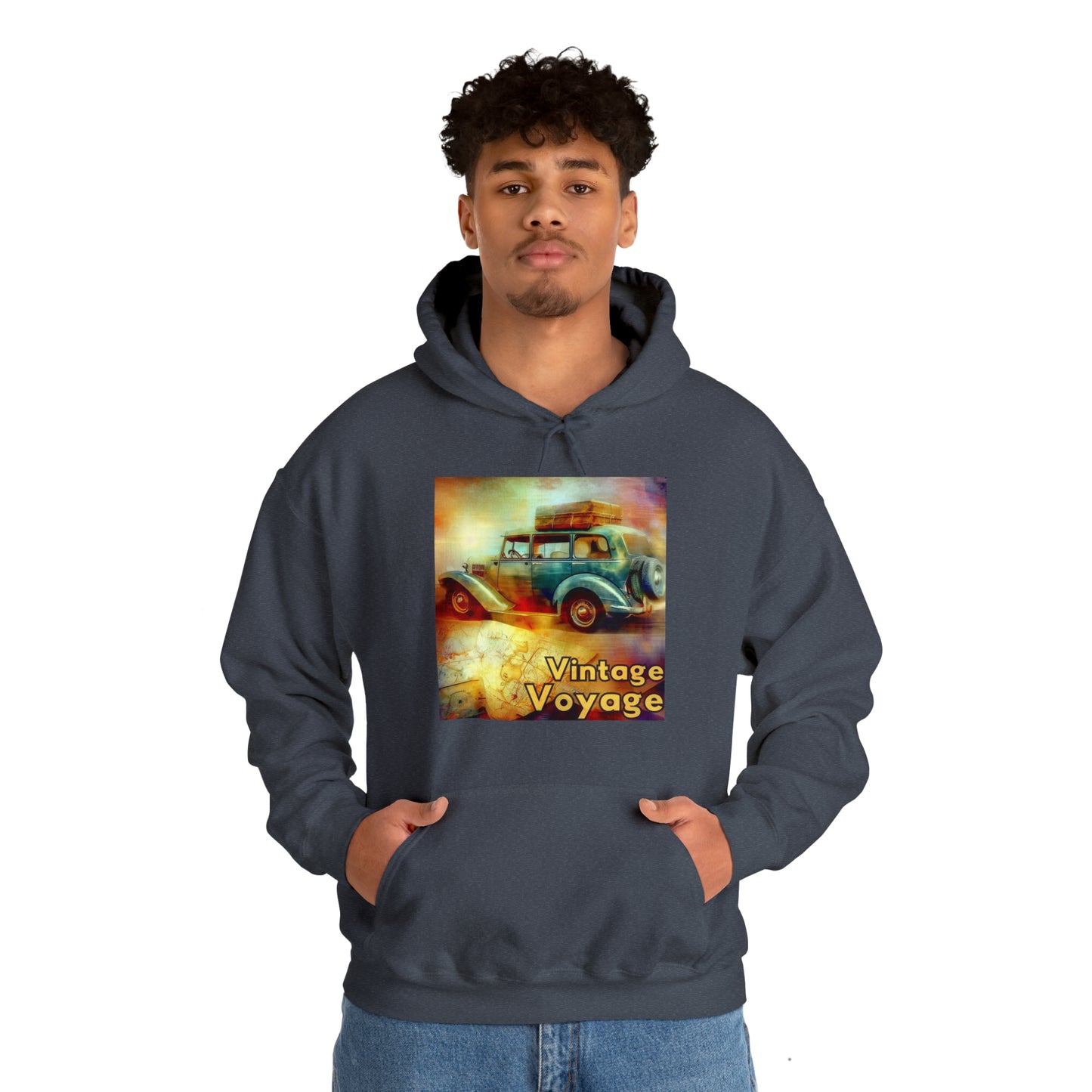 Vintage Voyage: Retro Roadtrip Unisex Hoodie | Classic Adventure Hoodies