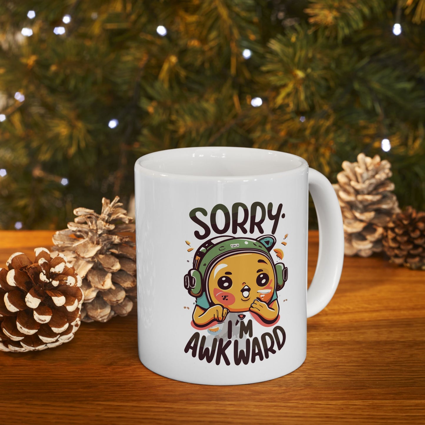 Sorry, I'M Awkward Mug, Be Like No One (BLN1) Mugs, Ceramic Mug 11oz