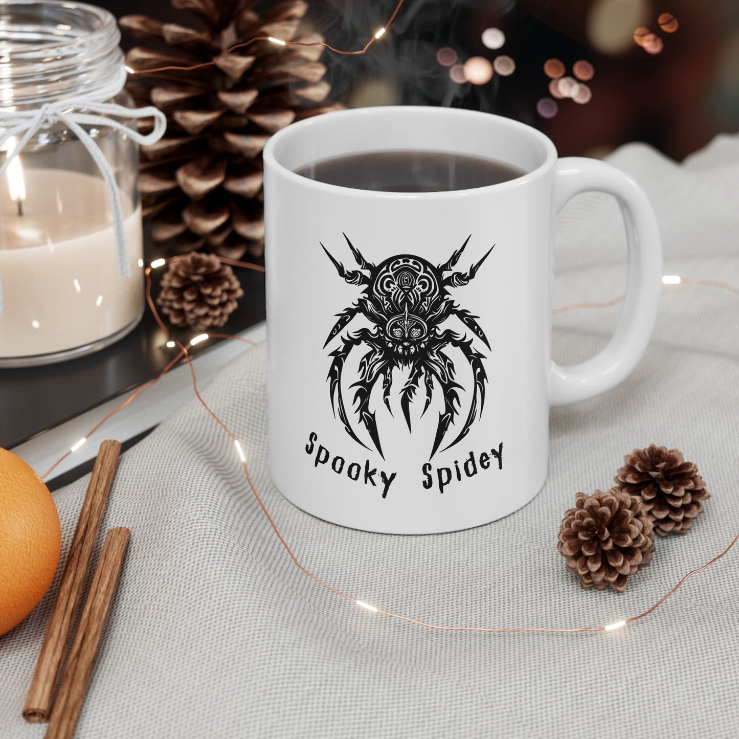 Spooky Spider Mug, Be Like No One (BLN1) Mugs, Ceramic Mug 11oz