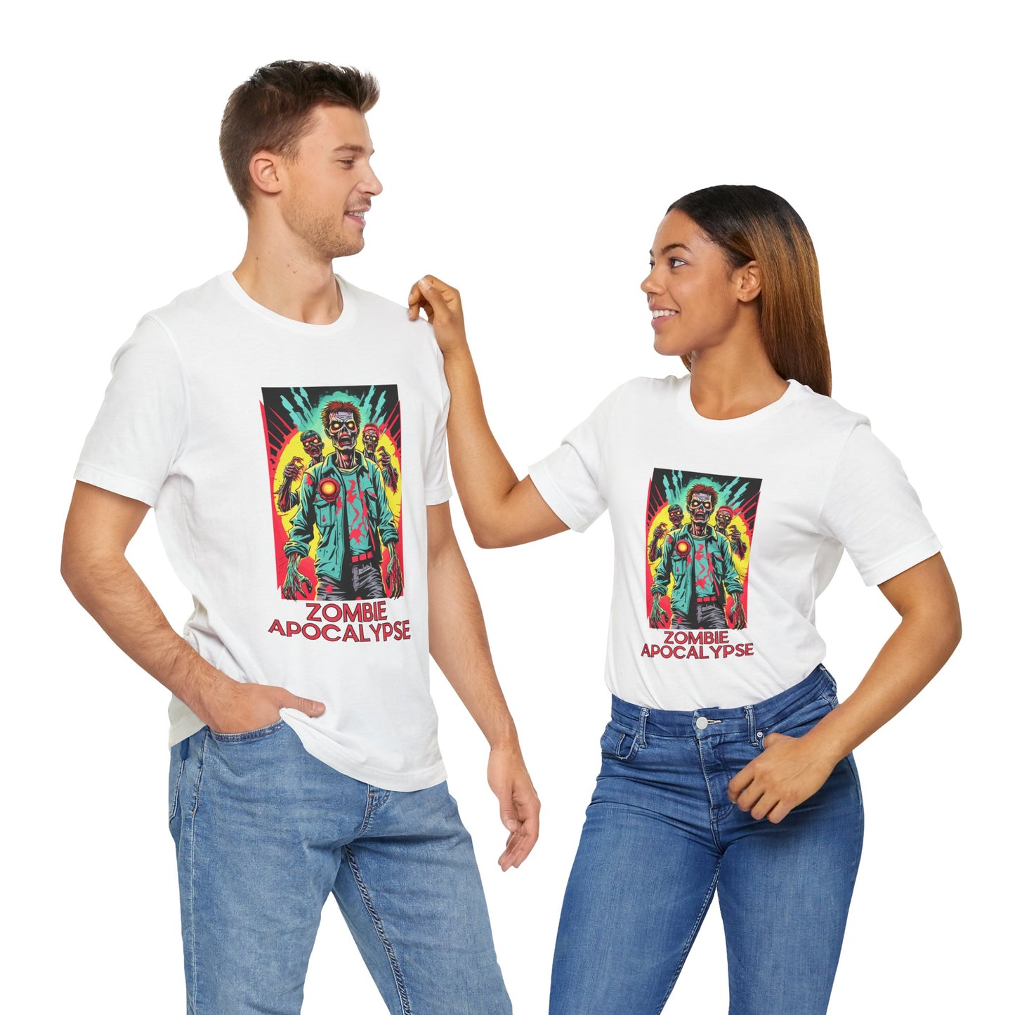 Comic Book Heroes: Zombie Apocalypse Survivors T-Shirt |Halloween Vibes Tee