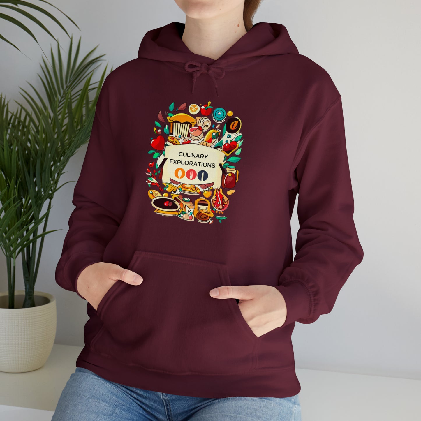 Culinary Explorations: Foodie Adventures Unisex Hoodie | Gourmet Journeys Hoodies