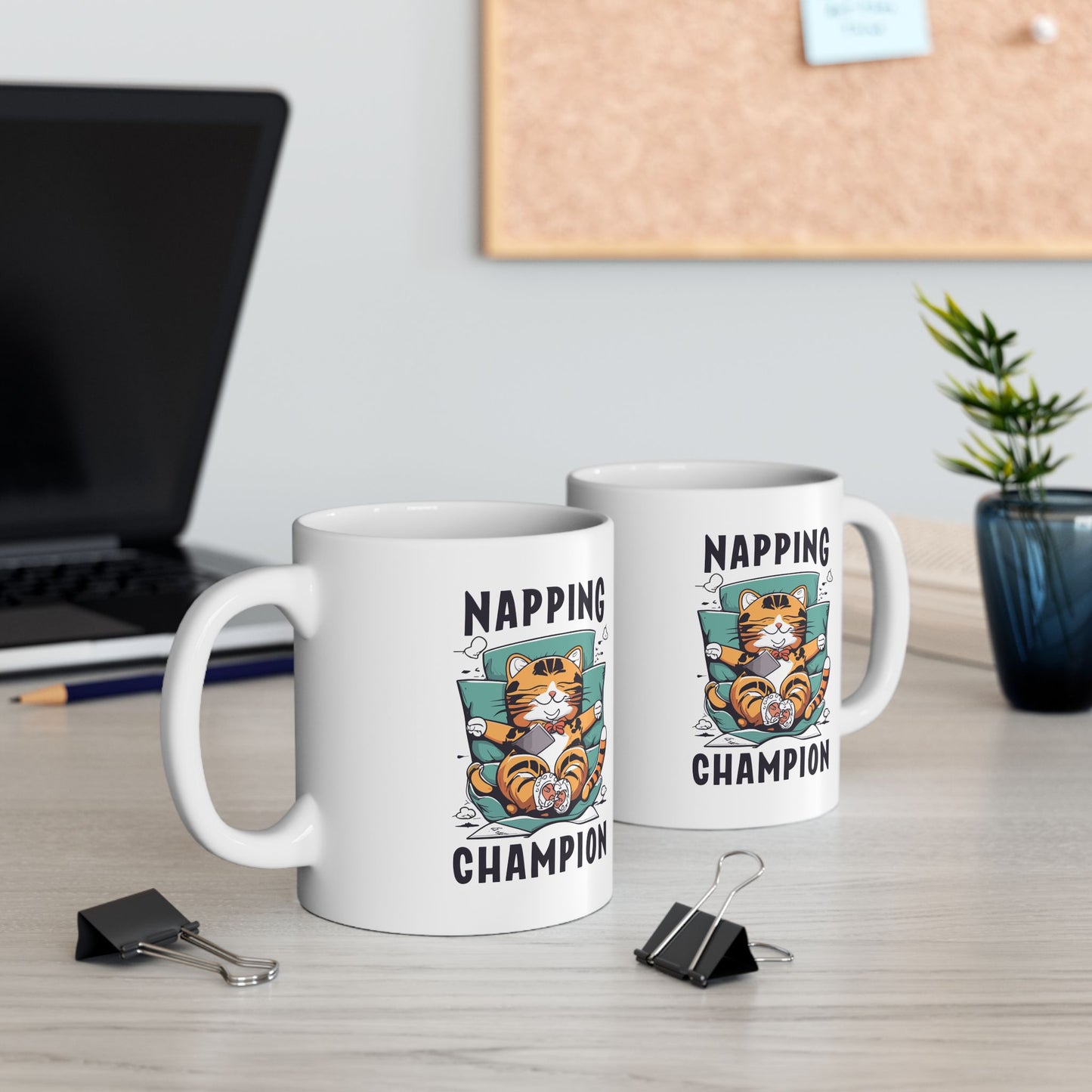 Napping Champion Mug, Be Like No One (BLN1) Mugs, Ceramic Mug 11oz