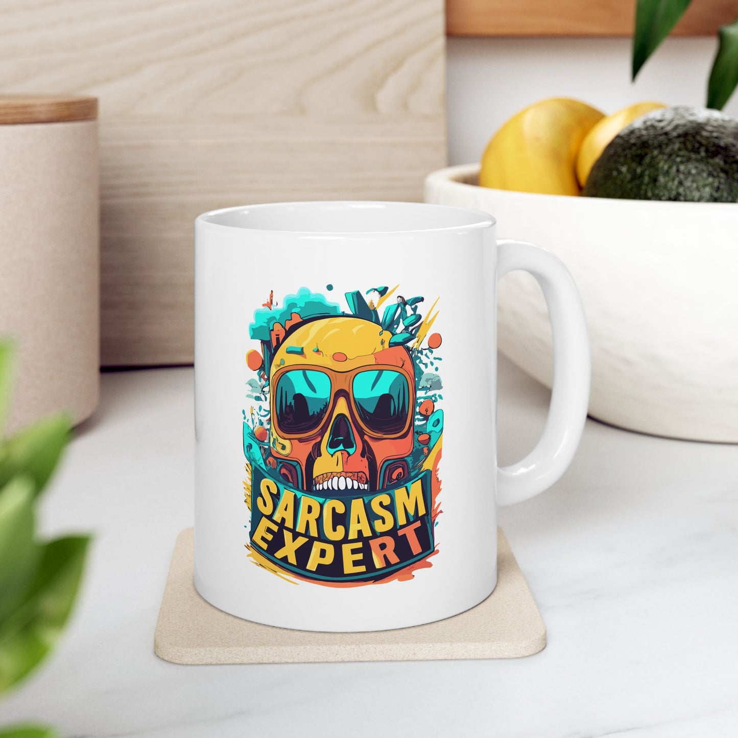 Sarcasm Level: Expert Mug, Be Like No One (BLN1) Mugs, Ceramic Mug 11oz