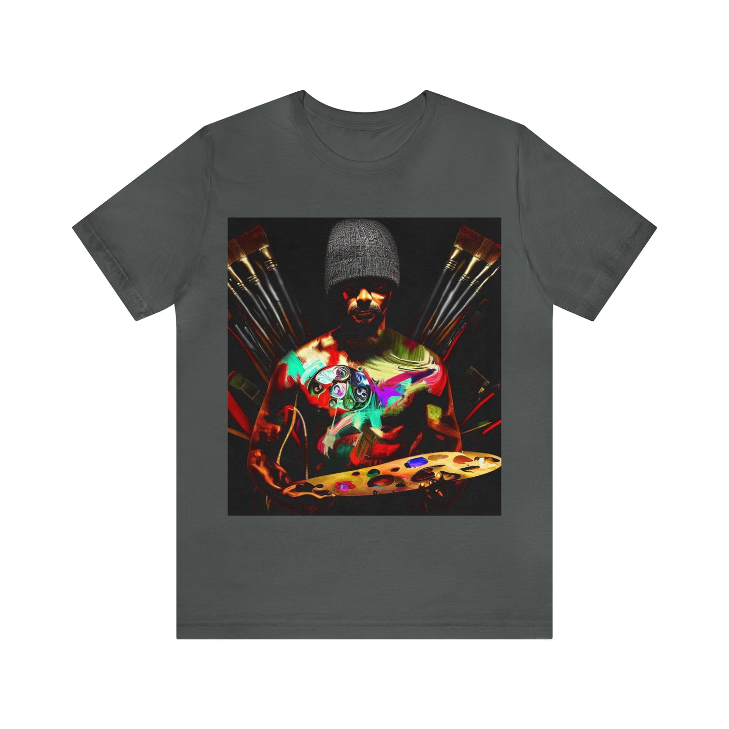 Brushstrokes of Passion: Artistic Soul Unisex Tee | Creative Essence T-Shirts