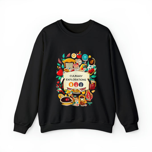 Culinary Explorations Sweatshirt | Foodie Adventures Unisex Sweatshirt