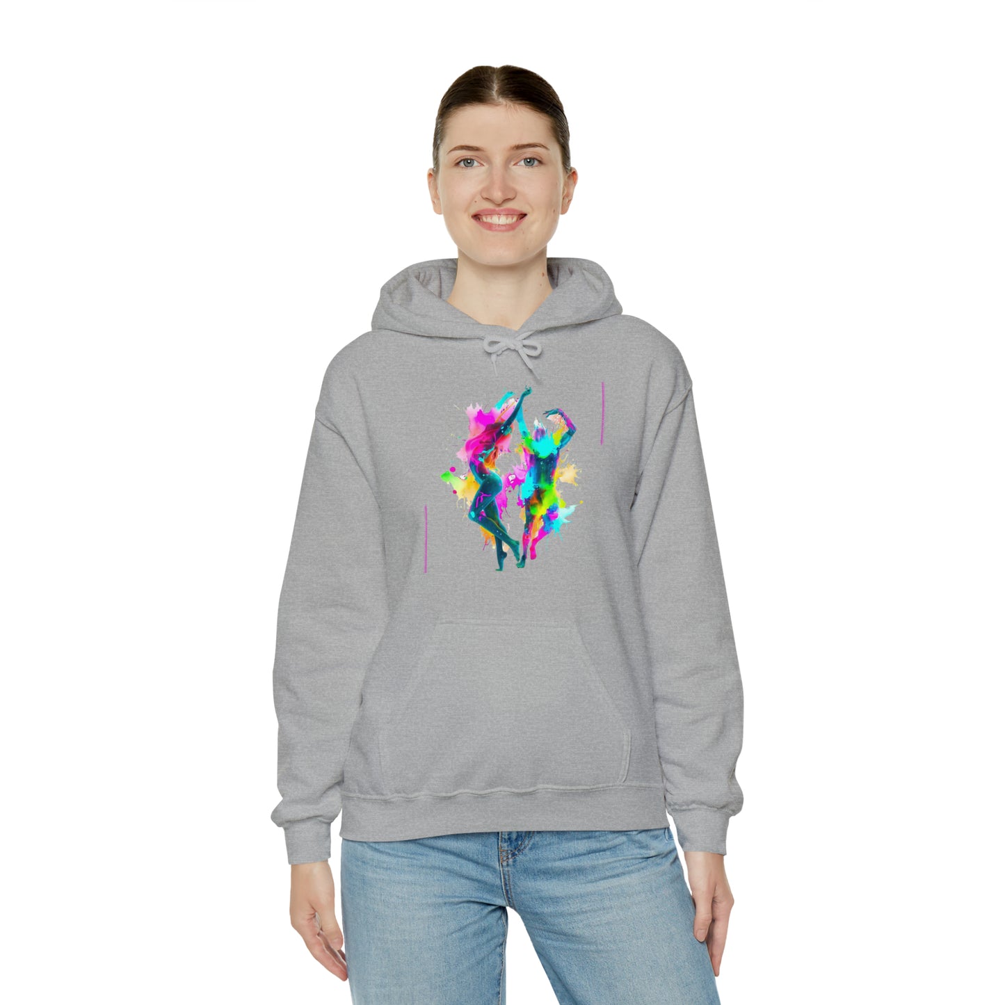 Artistic Anarchy: Creative Chaos Unisex Hoodie | Colorful Chaos Hoodies