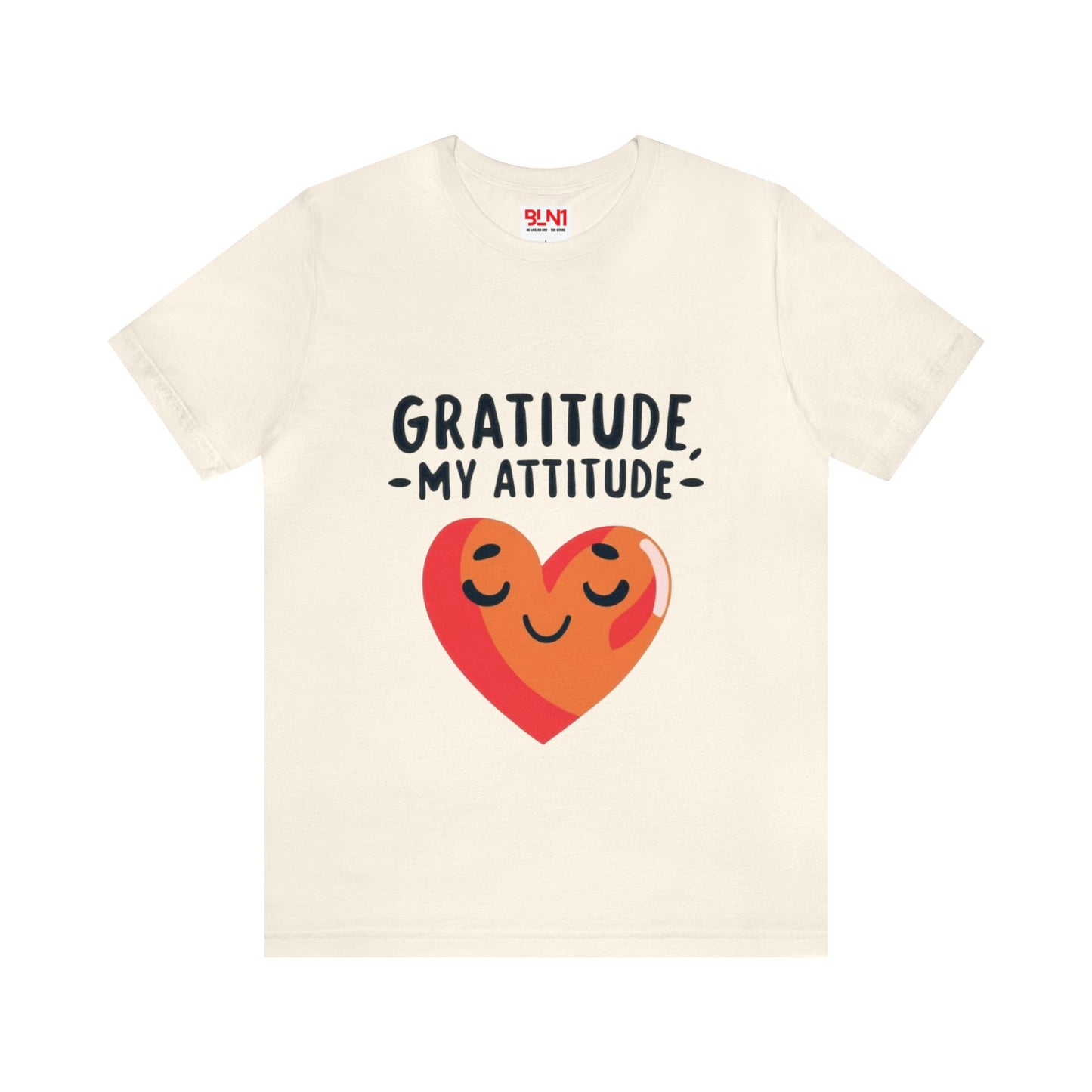 Gratitude Attitude: Thankful Hearts Unisex Tee | Serene Thanksgiving T-Shirts by Be Like No One (BLN1) - The Store