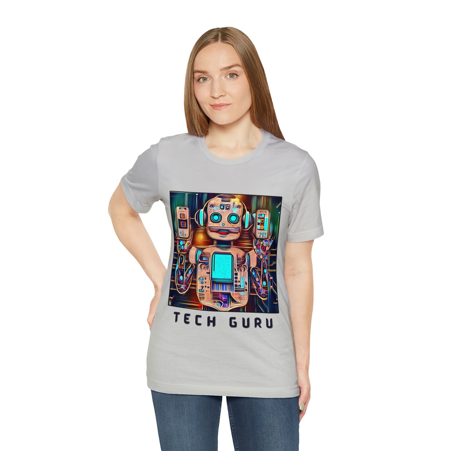 Digital Savvy: Tech Guru Unisex Tee | Electronics Enthusiast T-Shirts