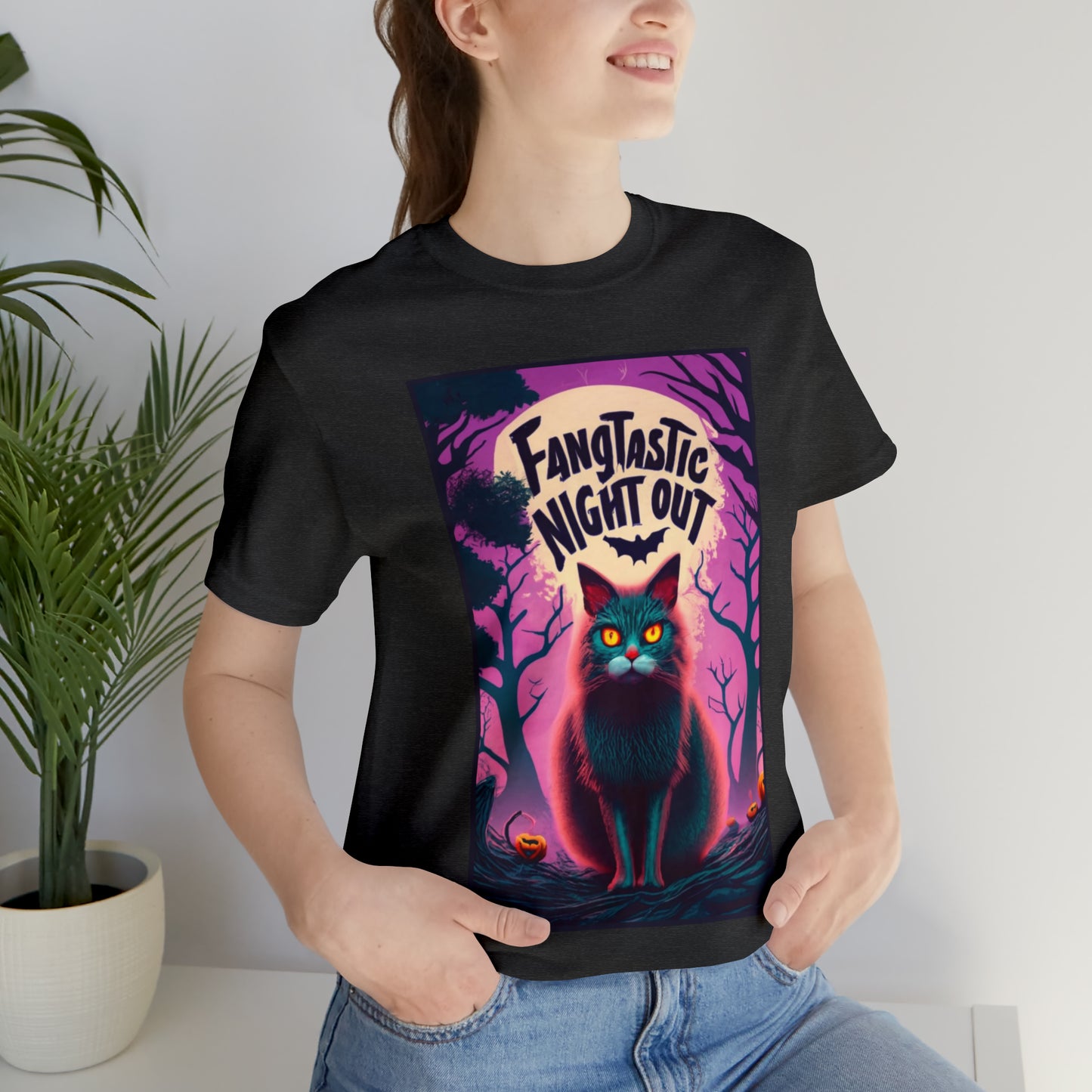 Fangtastic Night Out Halloween T-shirt - Vampires Unite - Embrace the Night | Halloween Vibes Tee