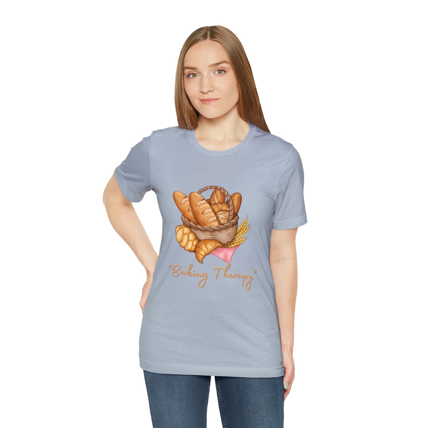 Bake Away Stress: Baking Therapy Unisex Tee | Whisking Serenity T-Shirts