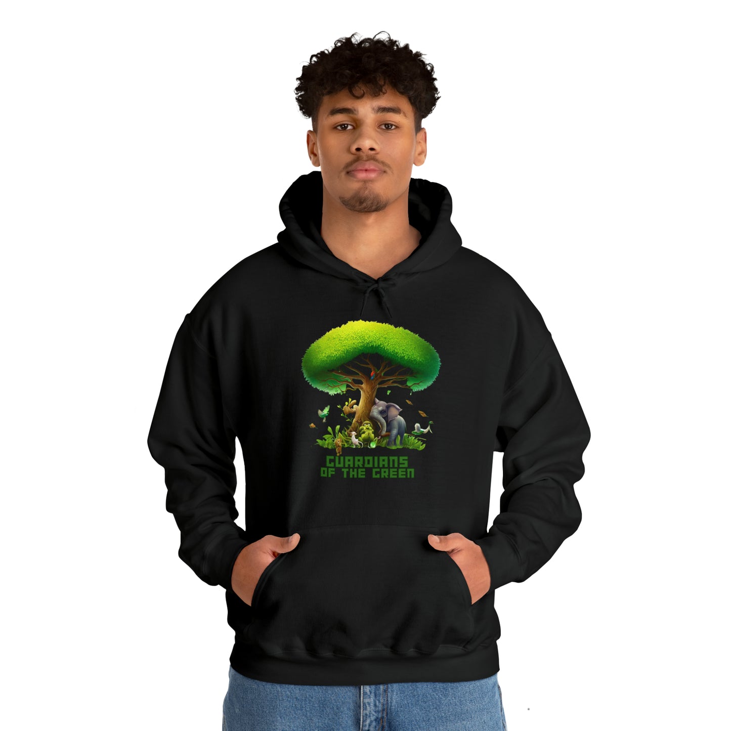 Guardians of the Green: Nature Nurturer Unisex Hoodie | Wildlife Harmony Hoodies