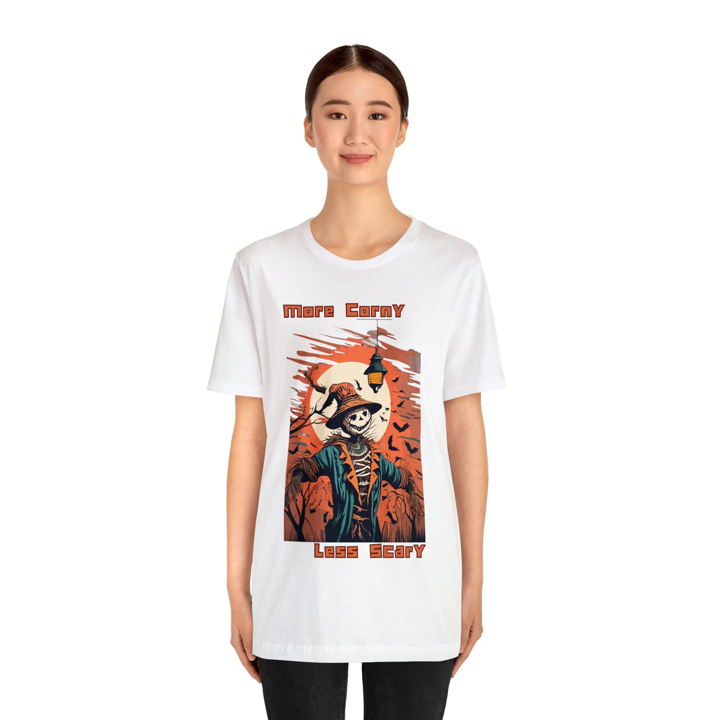 Unsettling Sinister Scarecrow: Modern Art T-Shirt | Halloween Vibes Tee