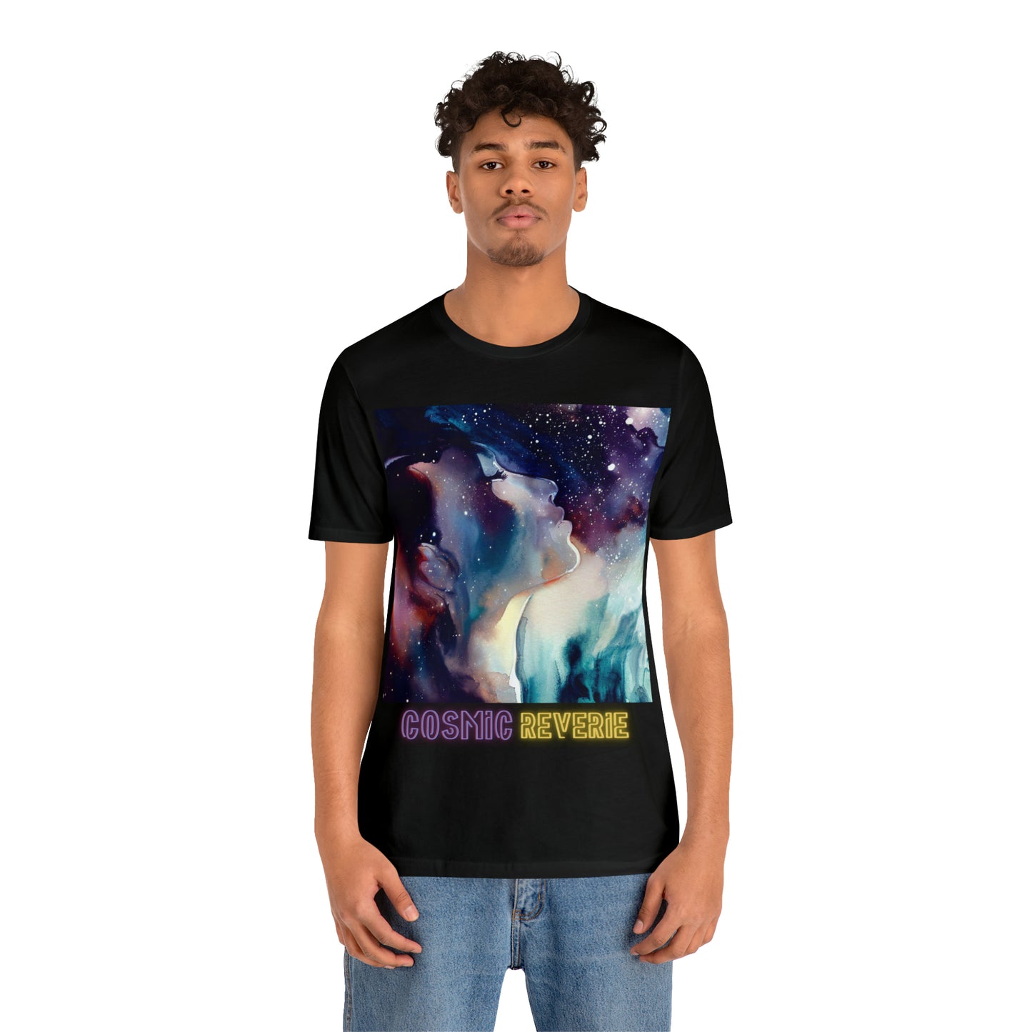 Cosmic Reverie: Galactic Dreamer Unisex Tee | Starry Journeys T-Shirts