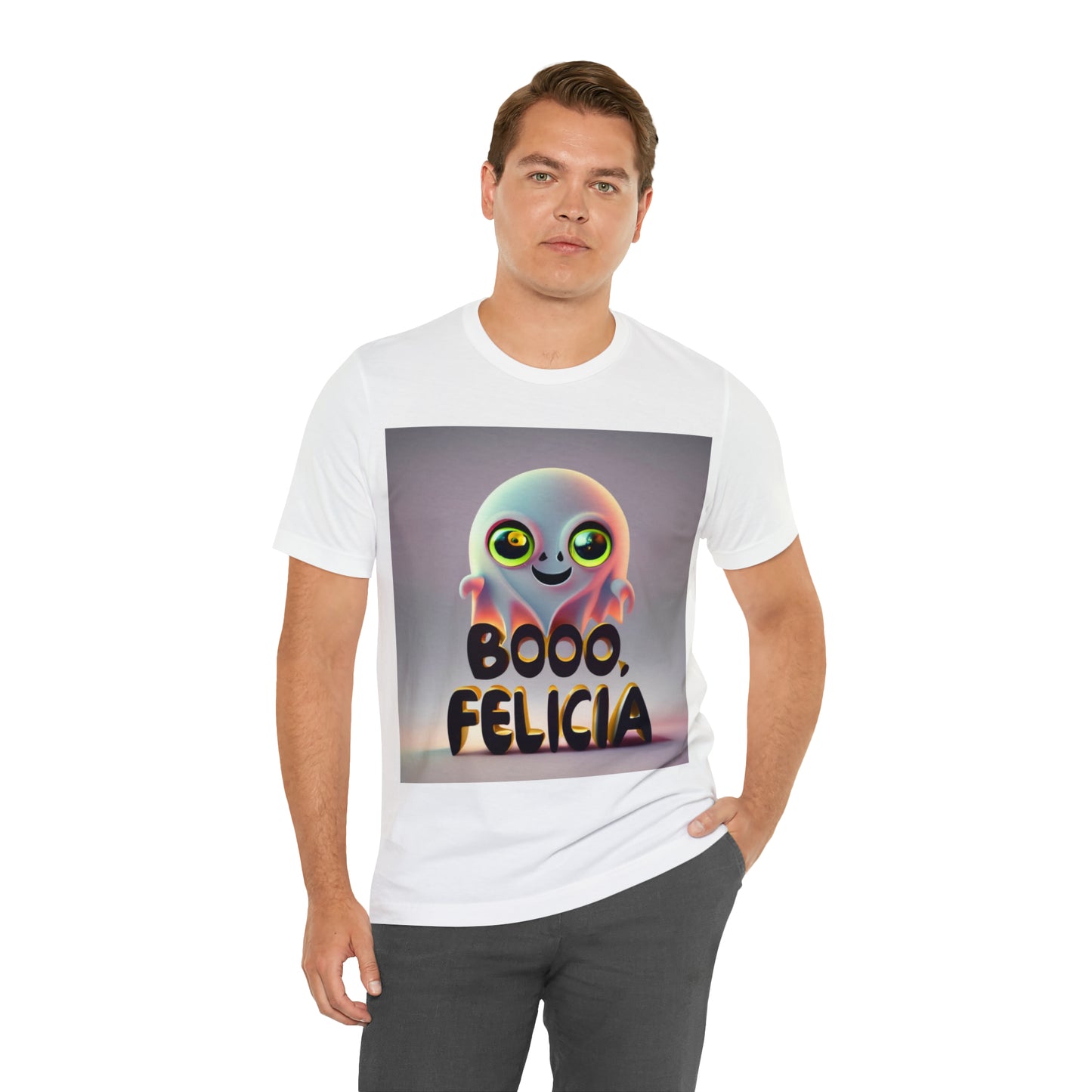 Boo Felicia Halloween T-shirt, Stylish Spooky Wear | Halloween Vibes Tee