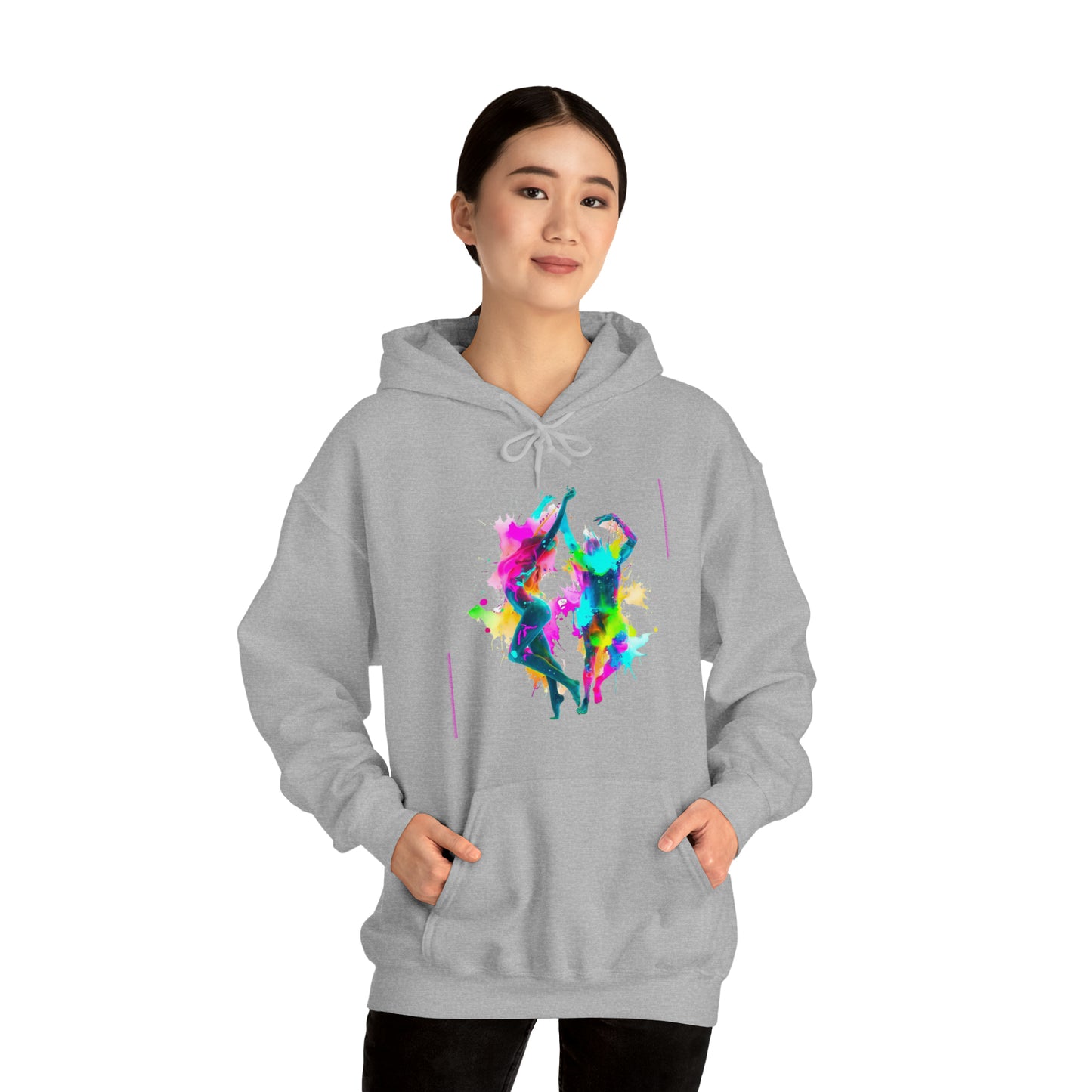 Artistic Anarchy: Creative Chaos Unisex Hoodie | Colorful Chaos Hoodies