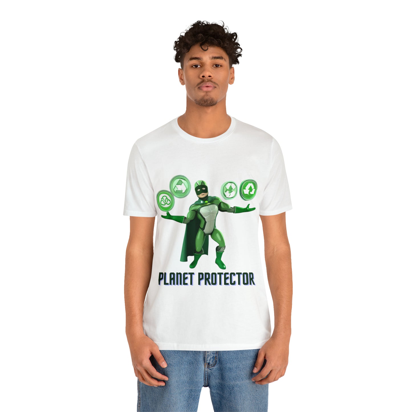 Earth's Guardian: Sustainable Superhero Unisex Tee | Champion of Sustainability T-Shirts