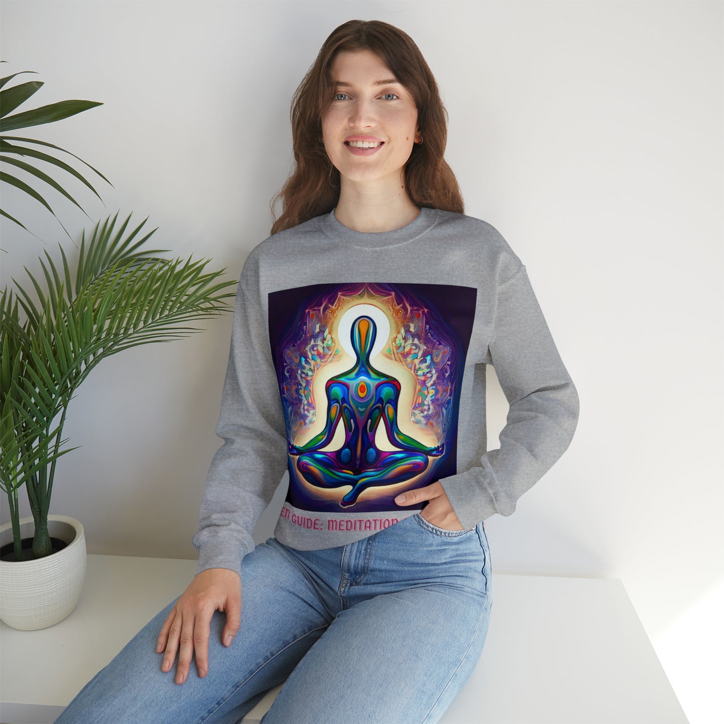 Zen Guide Sweatshirt | Meditation Master Unisex Sweatshirt