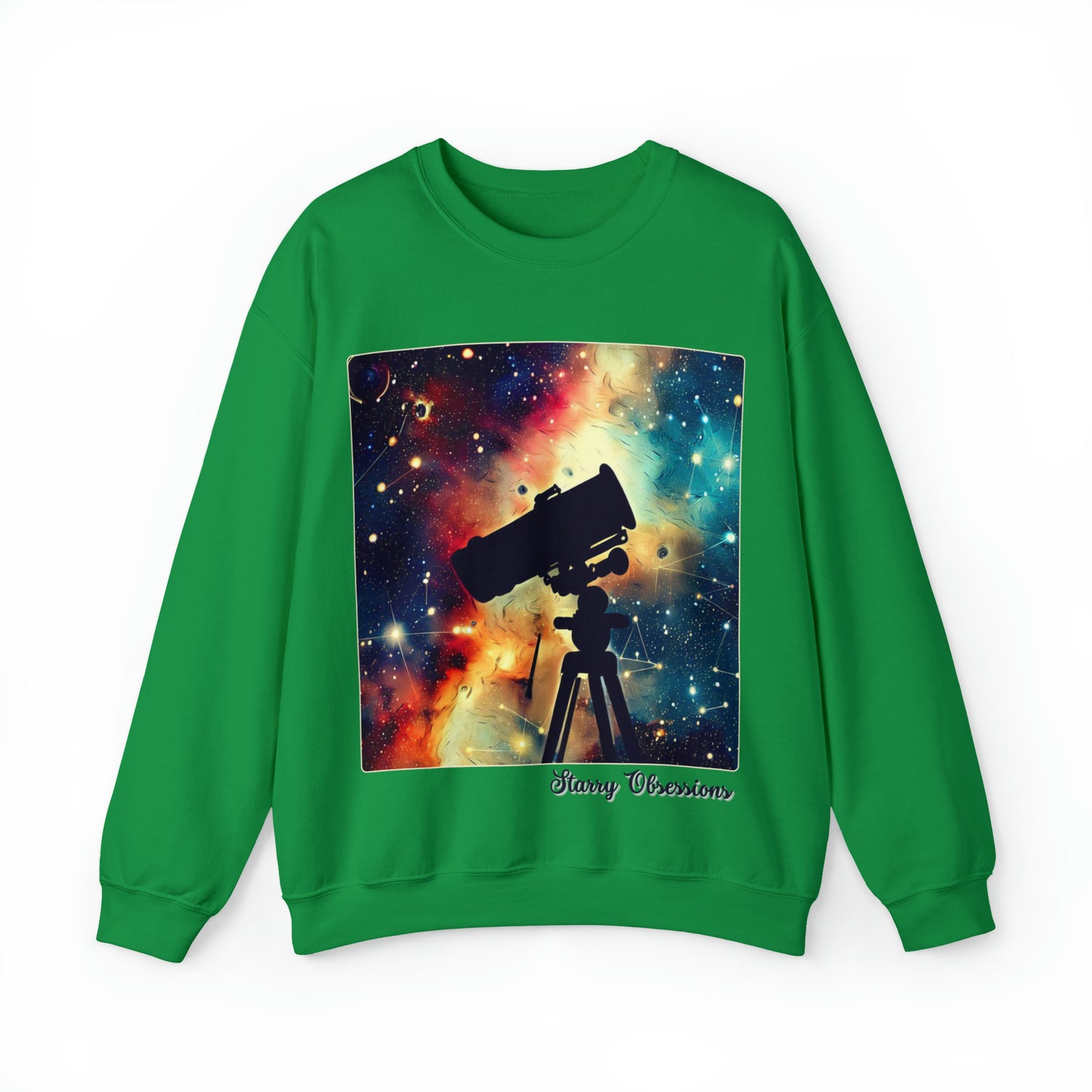 Starry Obsessions Sweatshirt | Astronomy Enthusiast Unisex Sweatshirt