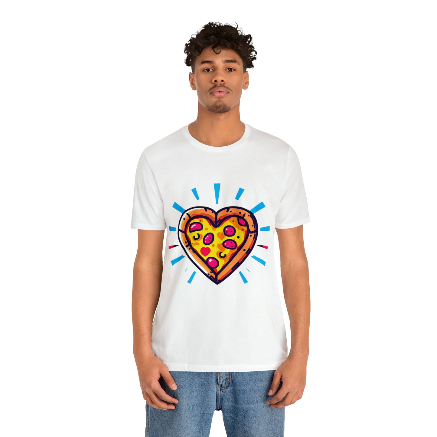 Slice of Love: Pizza My Heart Unisex Tee | Pizza Passion T-Shirts