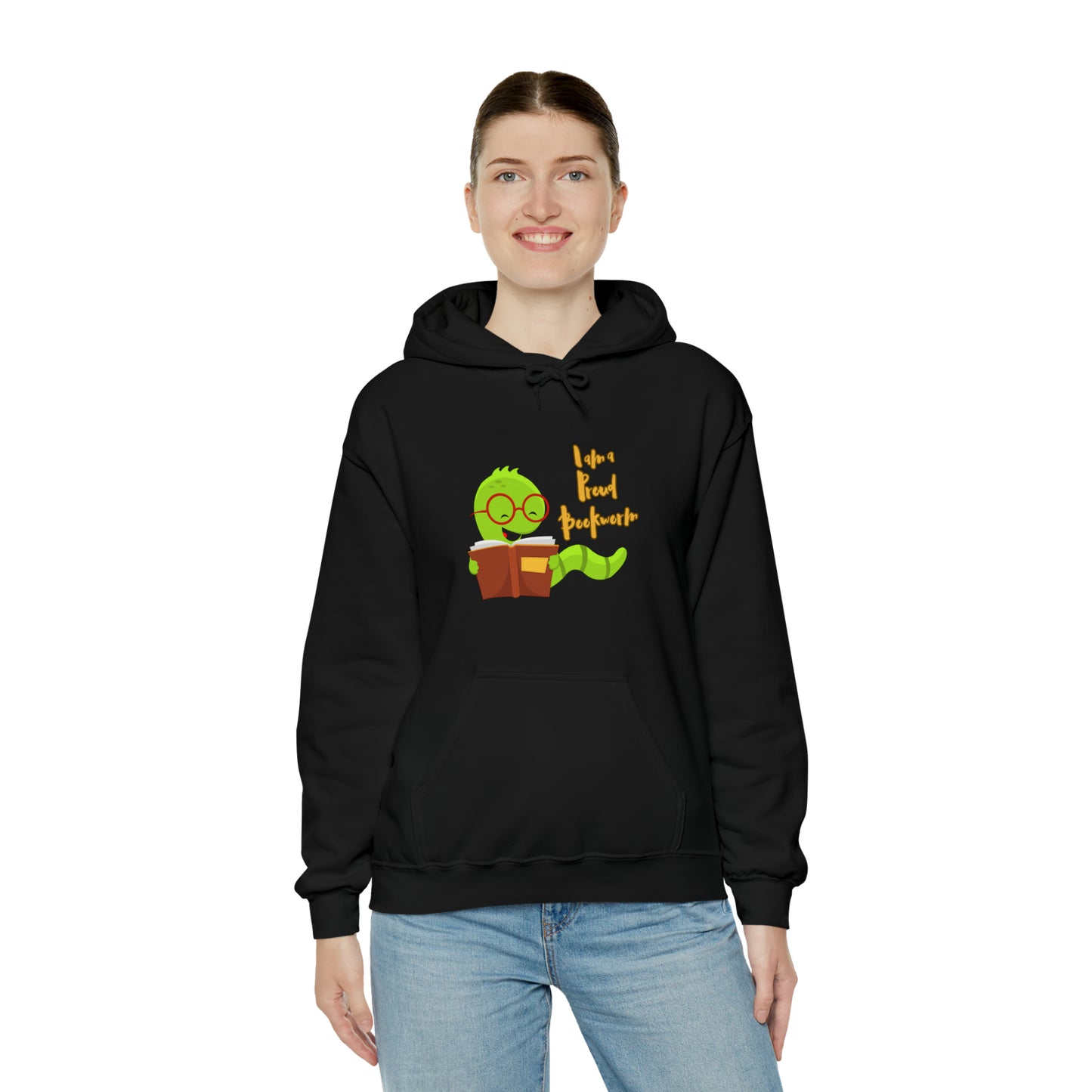 Literary Passion Unleashed: Bookworm & Proud Hoodie | Literary Passion Unleashed Unisex Hoodies