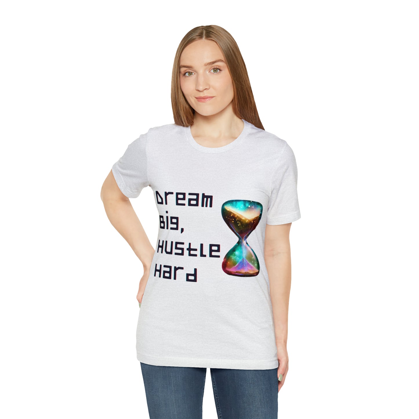 Achieve and Conquer: Dream Big, Hustle Hard Unisex Tee | Success Journey T-Shirts