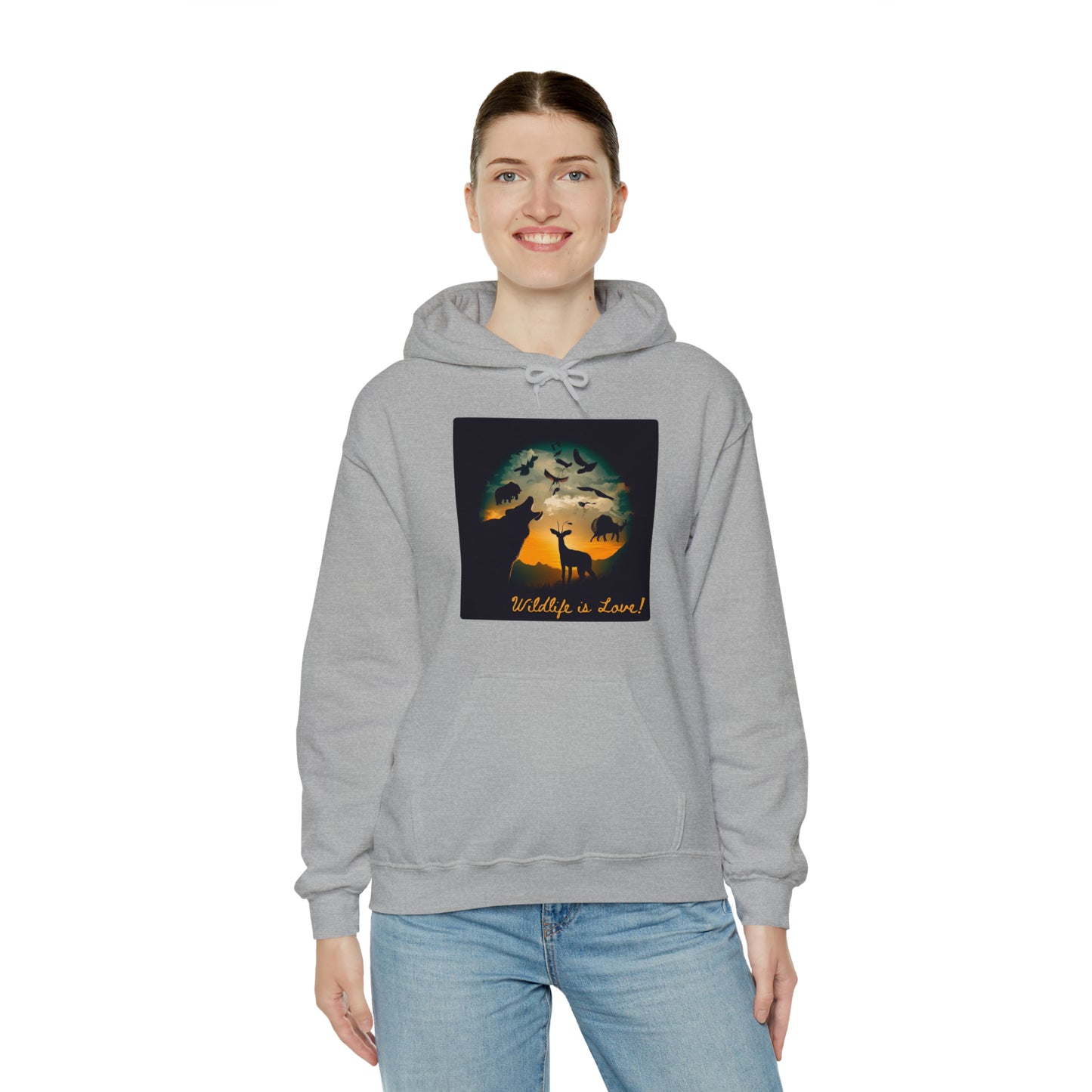 Nature's Companions: Wildlife Lover Unisex Hoodie | Creature Enthusiast Hoodies