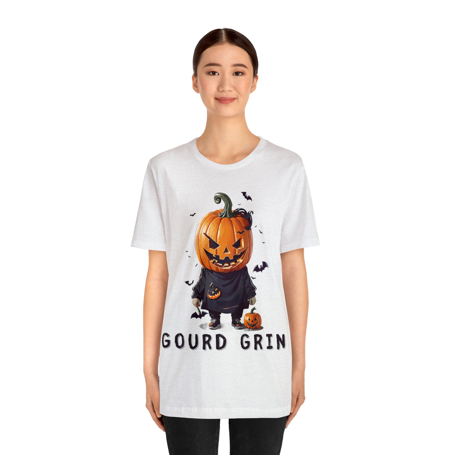 Playful Jack-o'-Lantern Watercolor: Softly Lit Halloween Tee | Halloween Vibes Tee