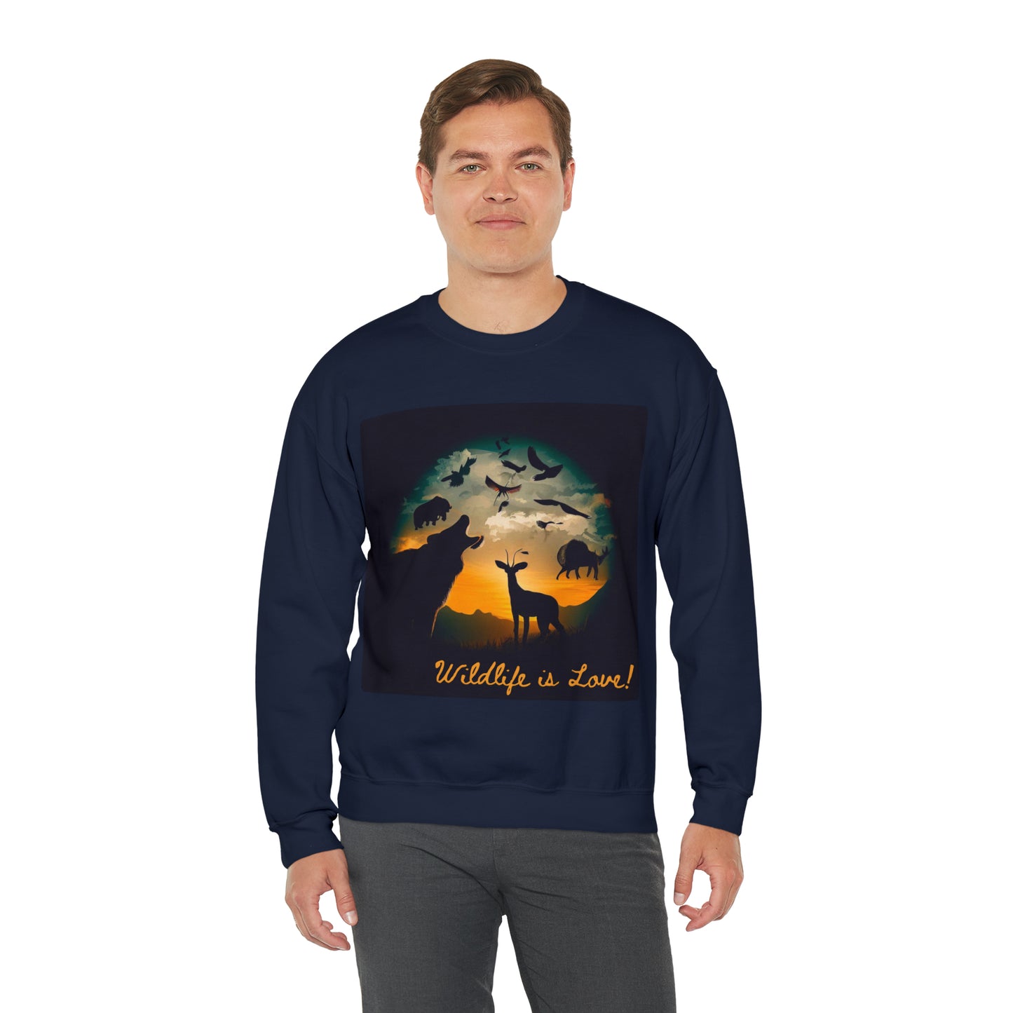 Nature's Companions Sweatshirt | Wildlife Lover Unisex Sweatshirt