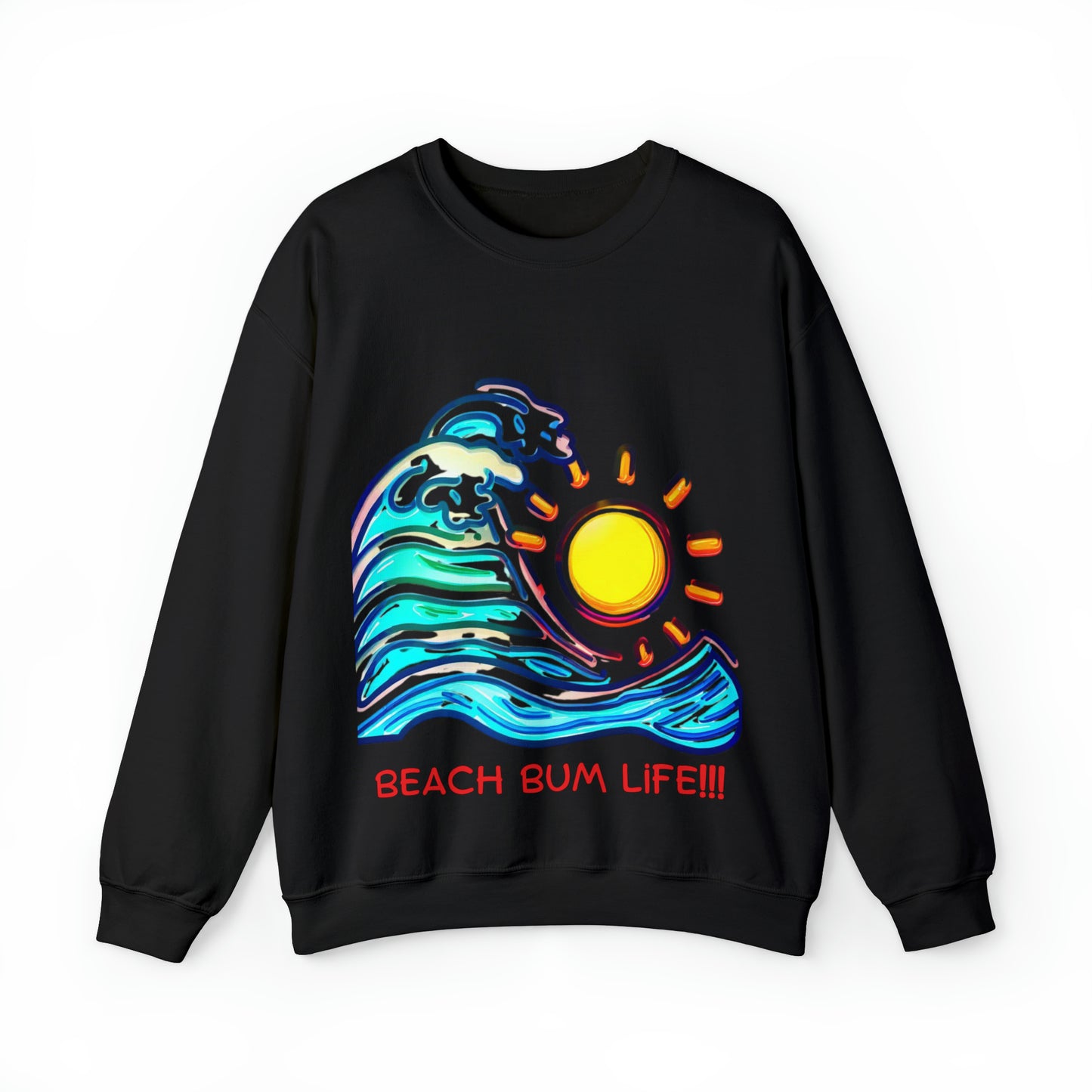 Seaside Serenity Sweatshirt | Beach Bum Life Unisex Sweatshirt