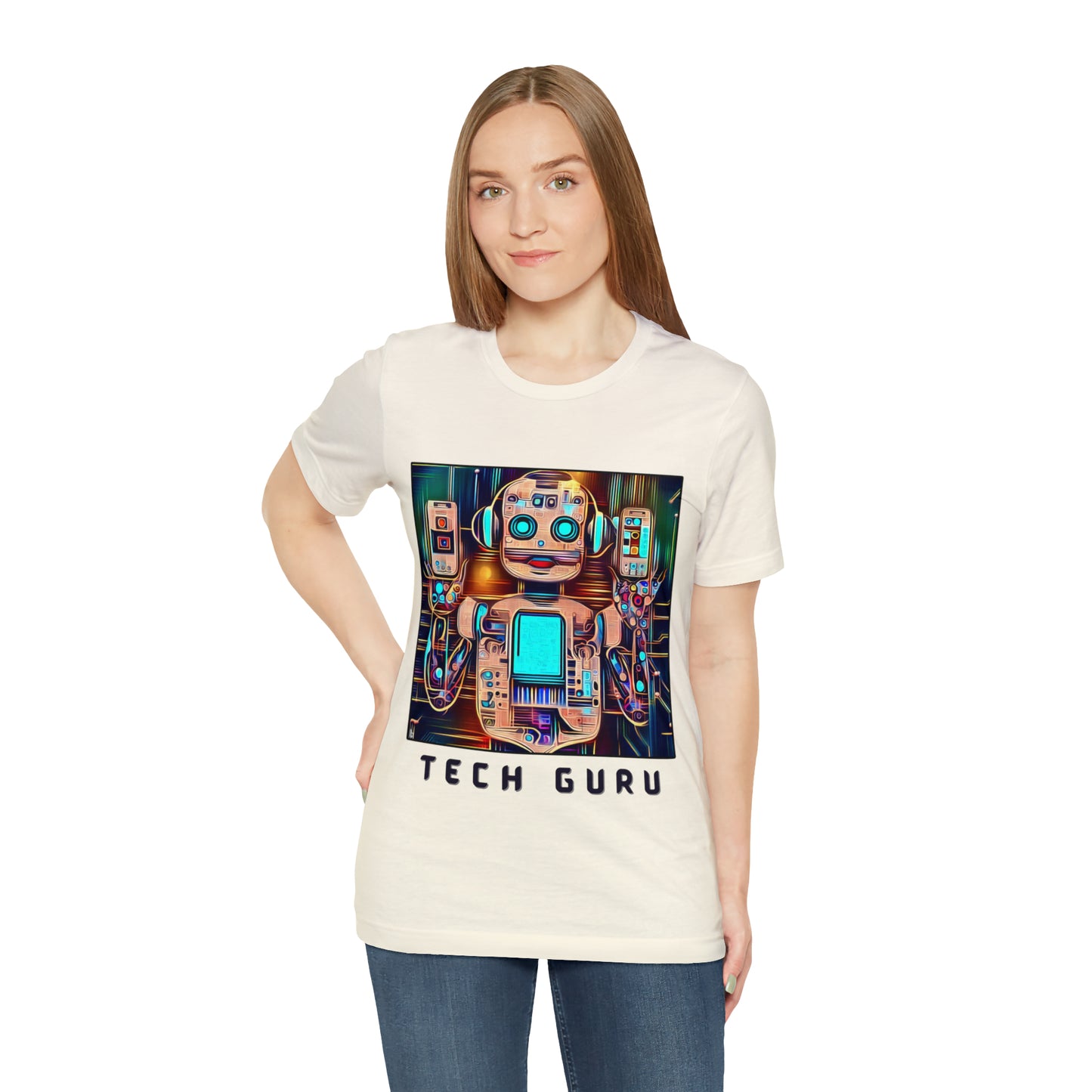 Digital Savvy: Tech Guru Unisex Tee | Electronics Enthusiast T-Shirts