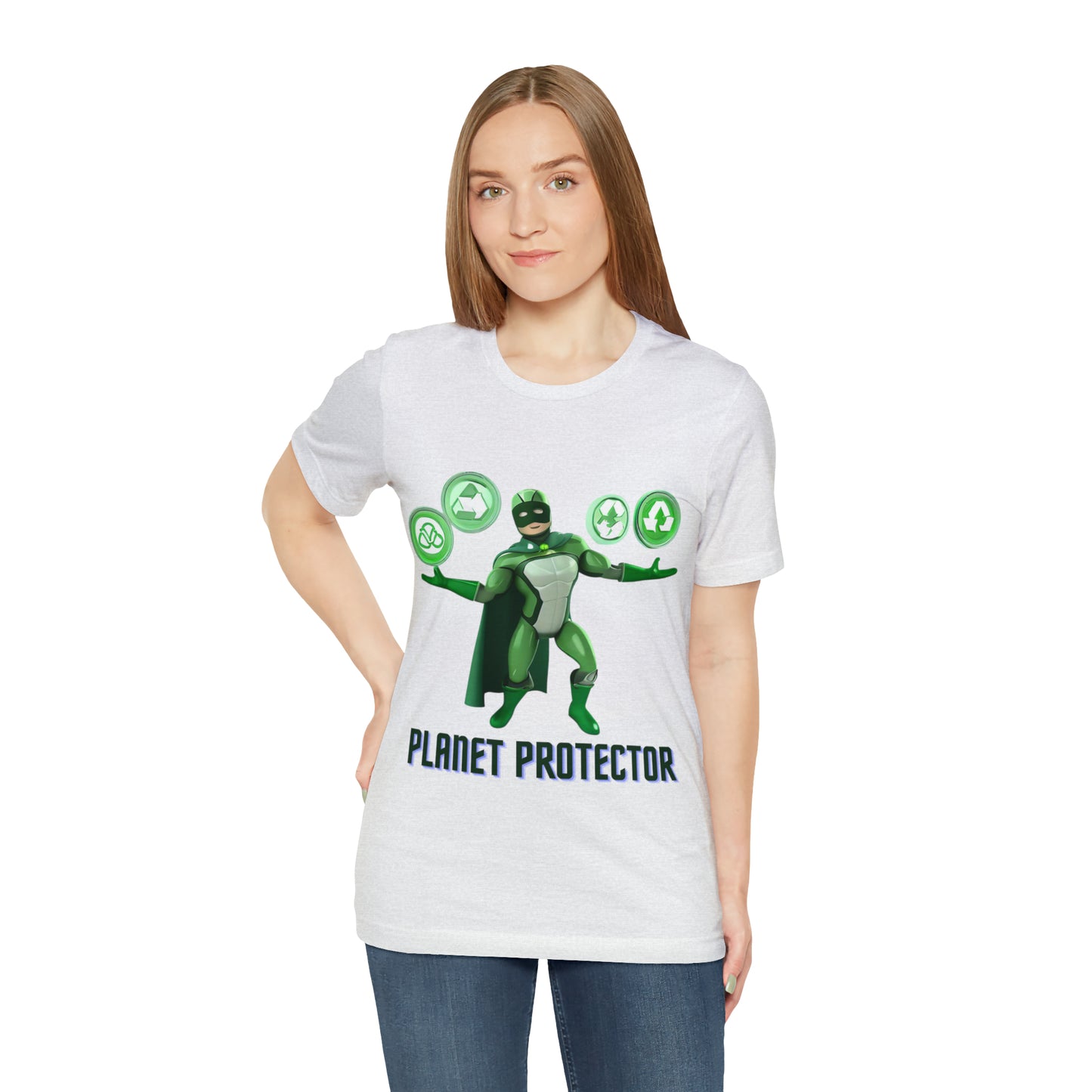 Earth's Guardian: Sustainable Superhero Unisex Tee | Champion of Sustainability T-Shirts