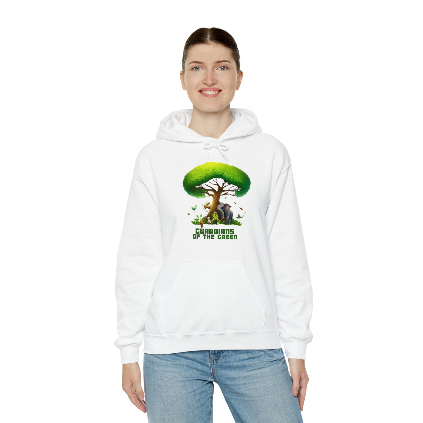 Guardians of the Green: Nature Nurturer Unisex Hoodie | Wildlife Harmony Hoodies