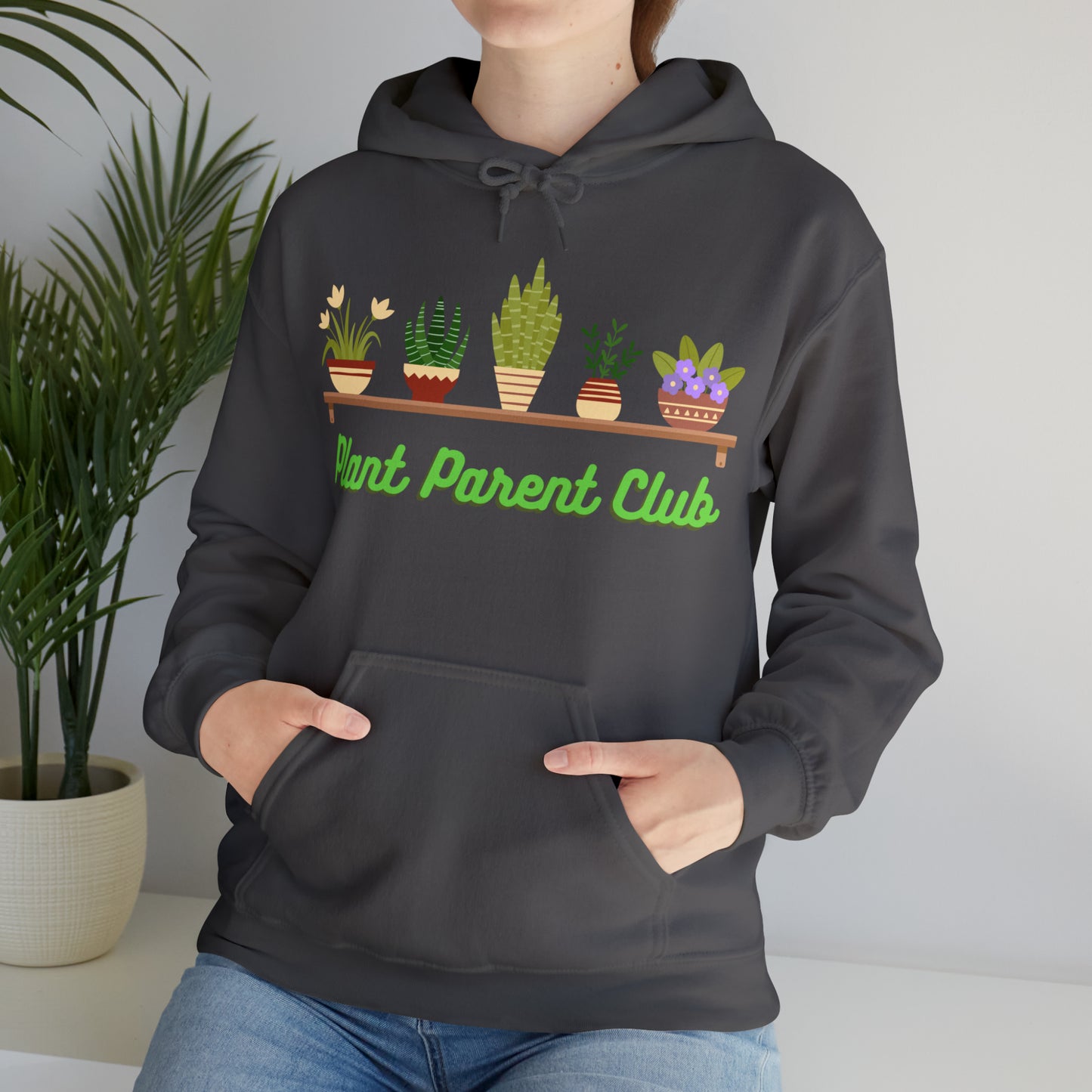 Nurture Nature's Beauty: Plant Parent Club Hoodie | Botanical Bliss Hoodies