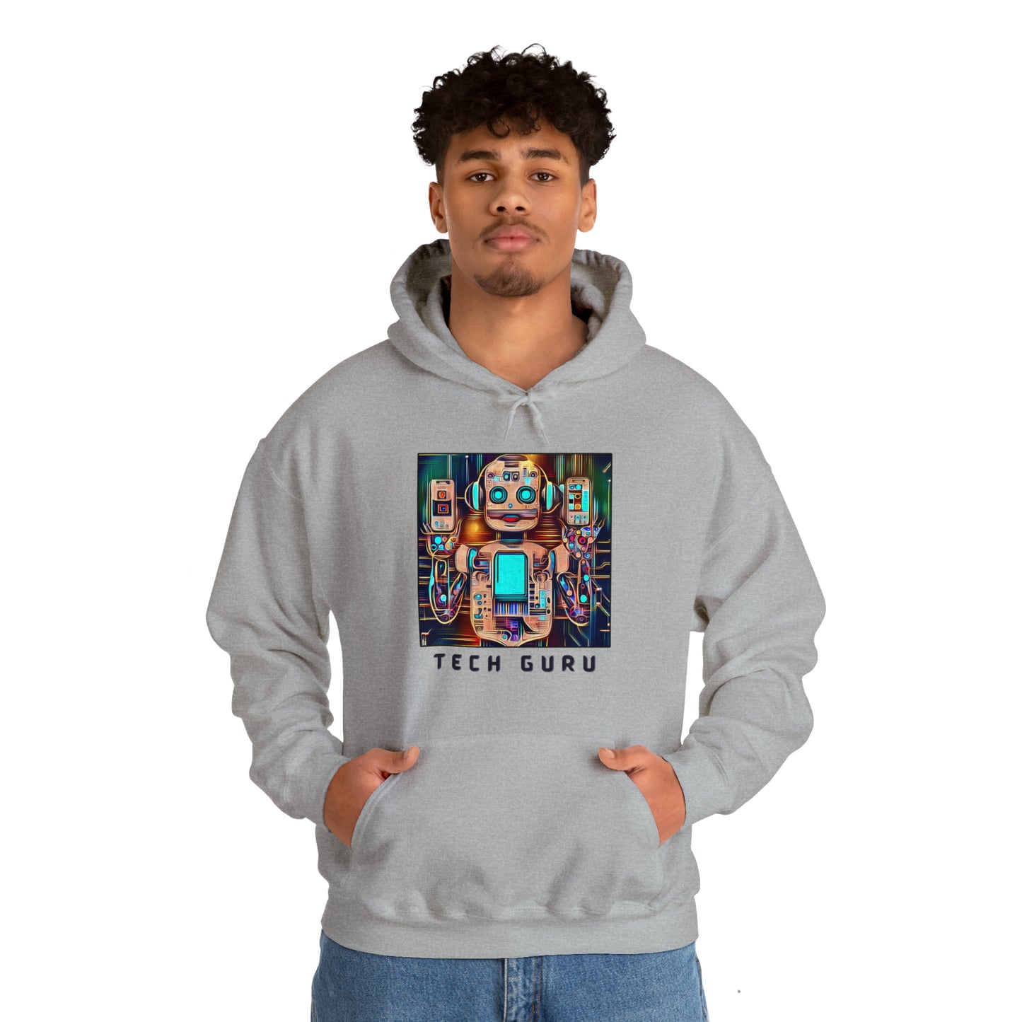 Digital Savvy: Tech Guru Unisex Hoodie | Electronics Enthusiast Hoodies