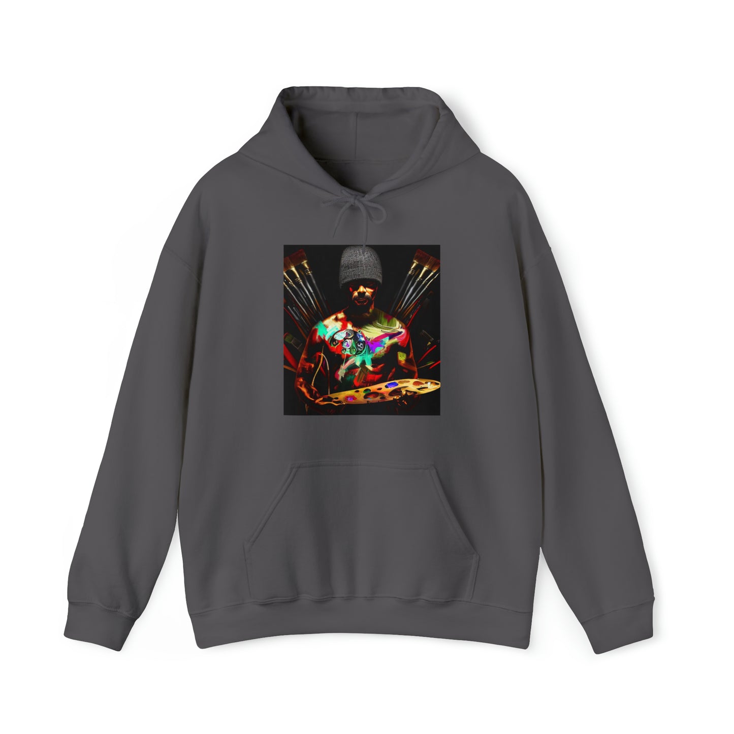 Brushstrokes of Passion: Artistic Soul Unisex Hoodie | Creative Essence Hoodies