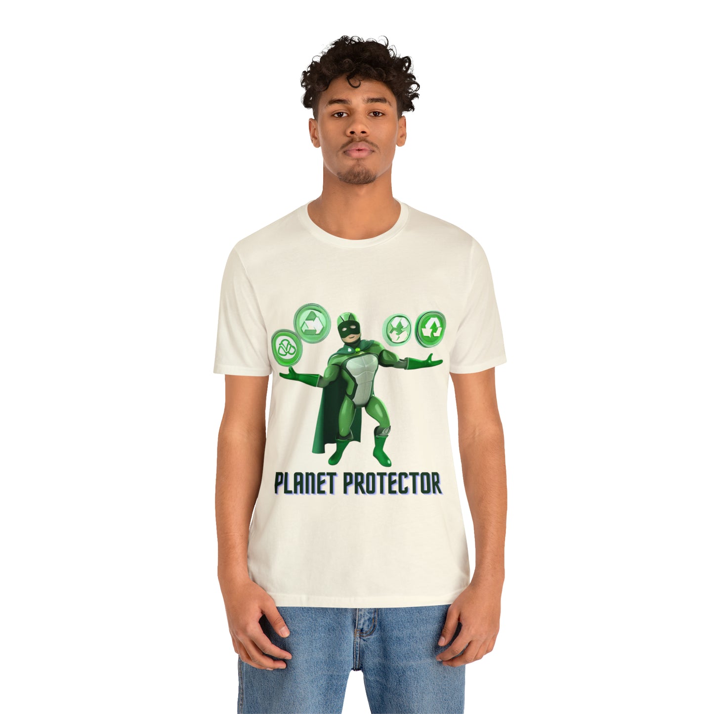 Earth's Guardian: Sustainable Superhero Unisex Tee | Champion of Sustainability T-Shirts