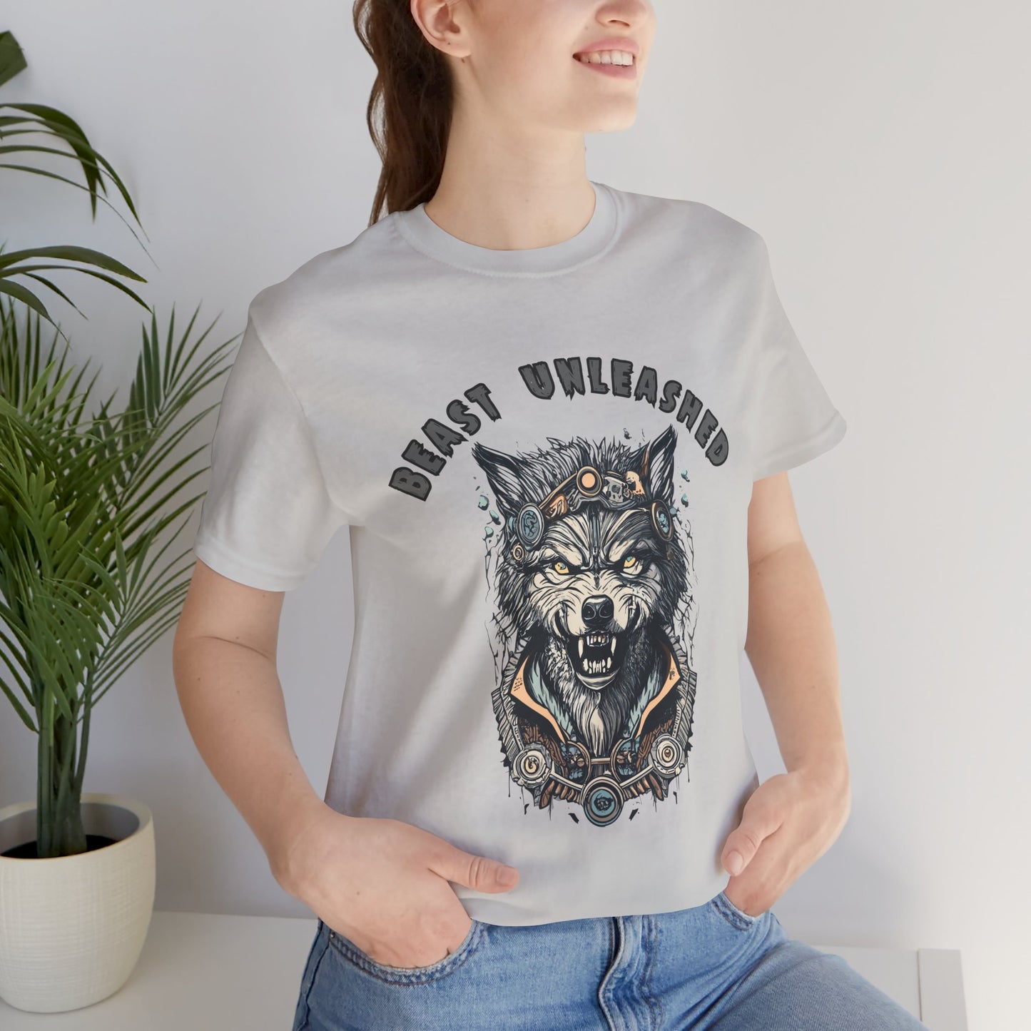 Dramatic Werewolf Transformation: Unleash the Beast T-Shirt | Halloween Vibes Tee