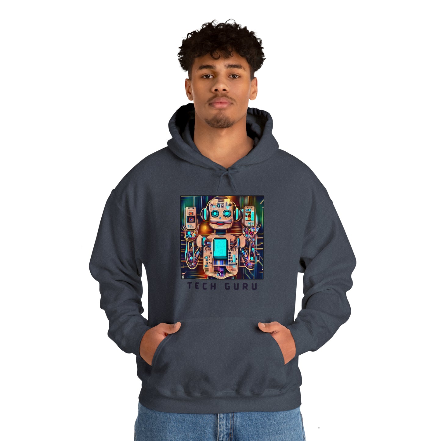 Digital Savvy: Tech Guru Unisex Hoodie | Electronics Enthusiast Hoodies