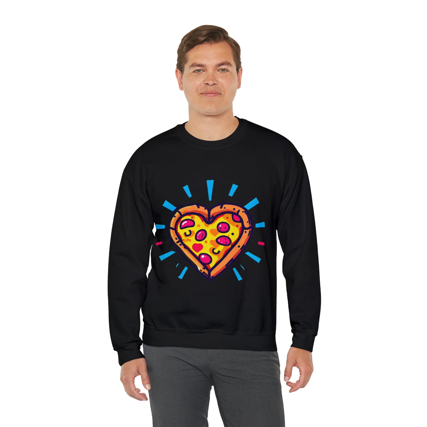 Slice of Love Sweatshirt | Pizza My Heart Unisex Sweatshirt