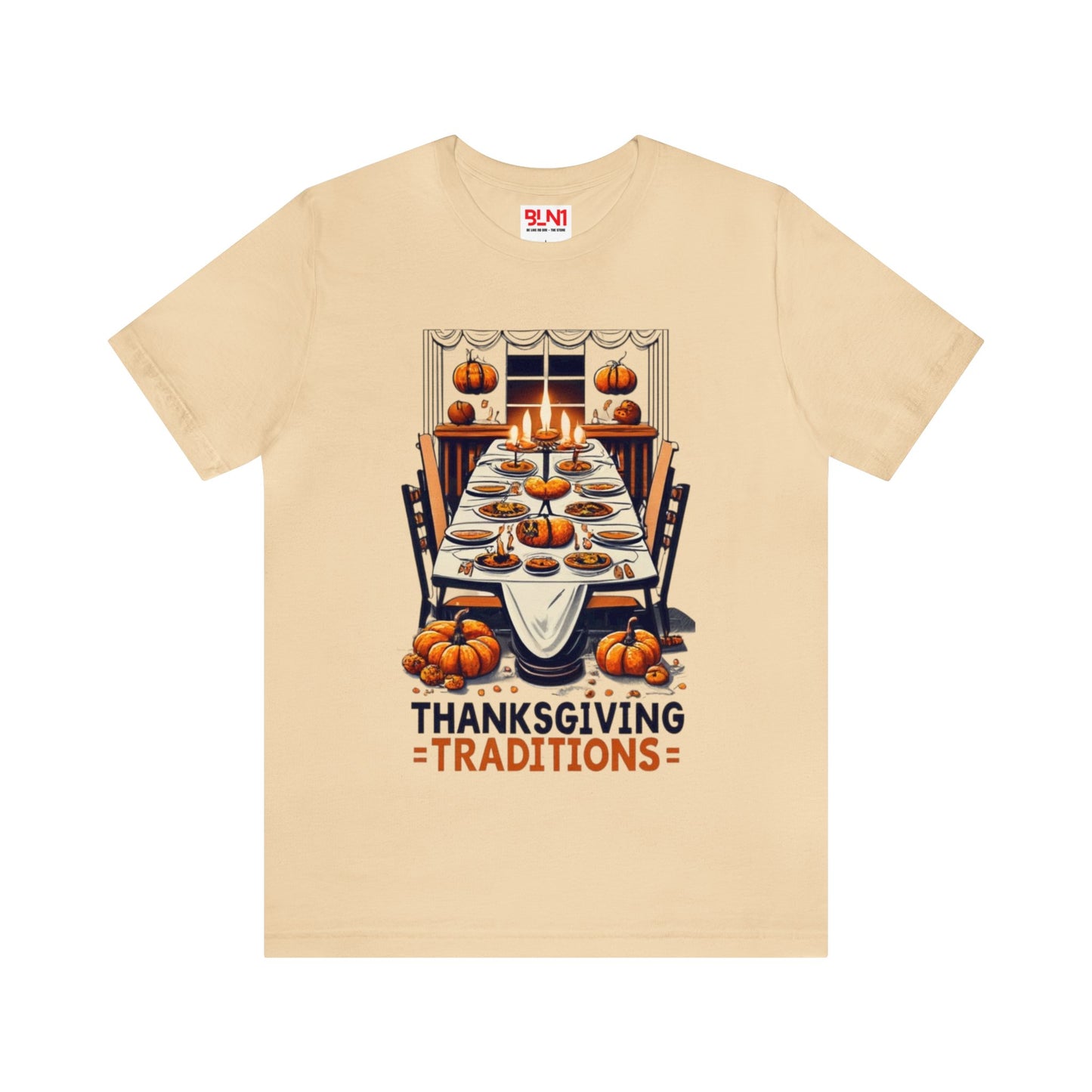 Thanksgiving Traditions: Family Feast Unisex Tee | Heartwarming Gatherings T-Shirts by Be Like No One (BLN1) - The Store