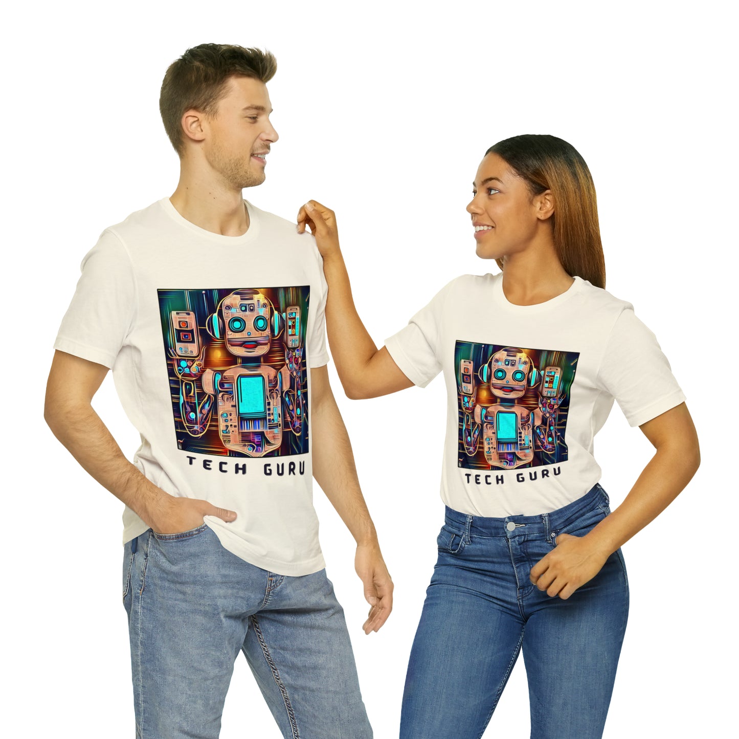 Digital Savvy: Tech Guru Unisex Tee | Electronics Enthusiast T-Shirts