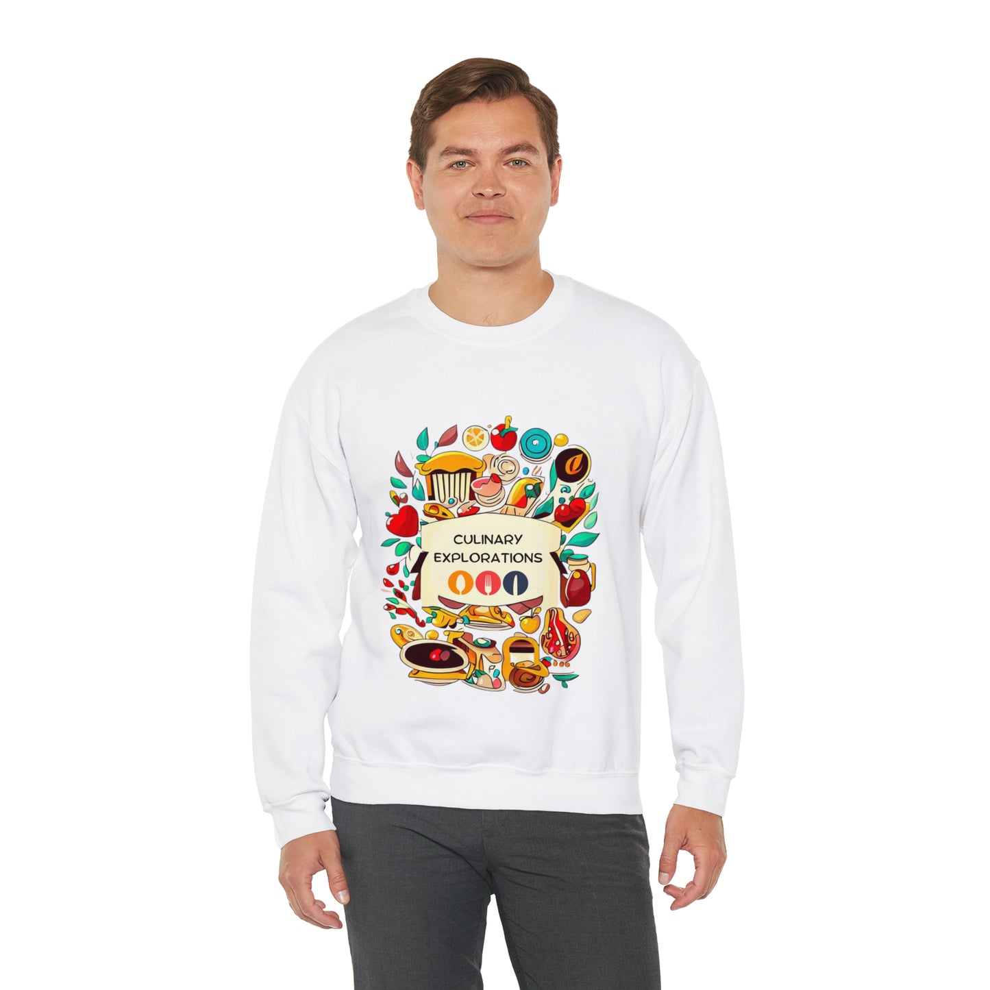 Culinary Explorations Sweatshirt | Foodie Adventures Unisex Sweatshirt