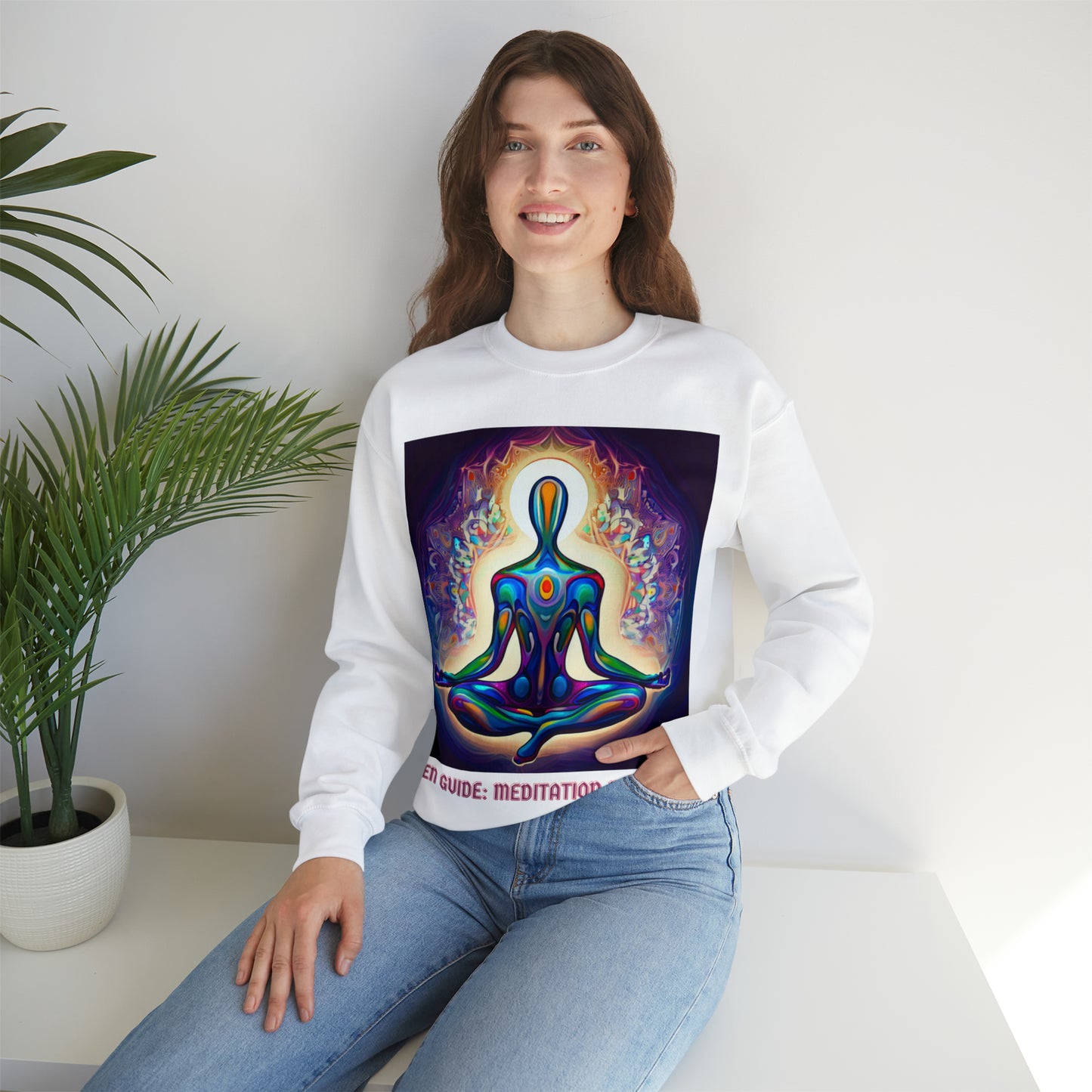 Zen Guide Sweatshirt | Meditation Master Unisex Sweatshirt